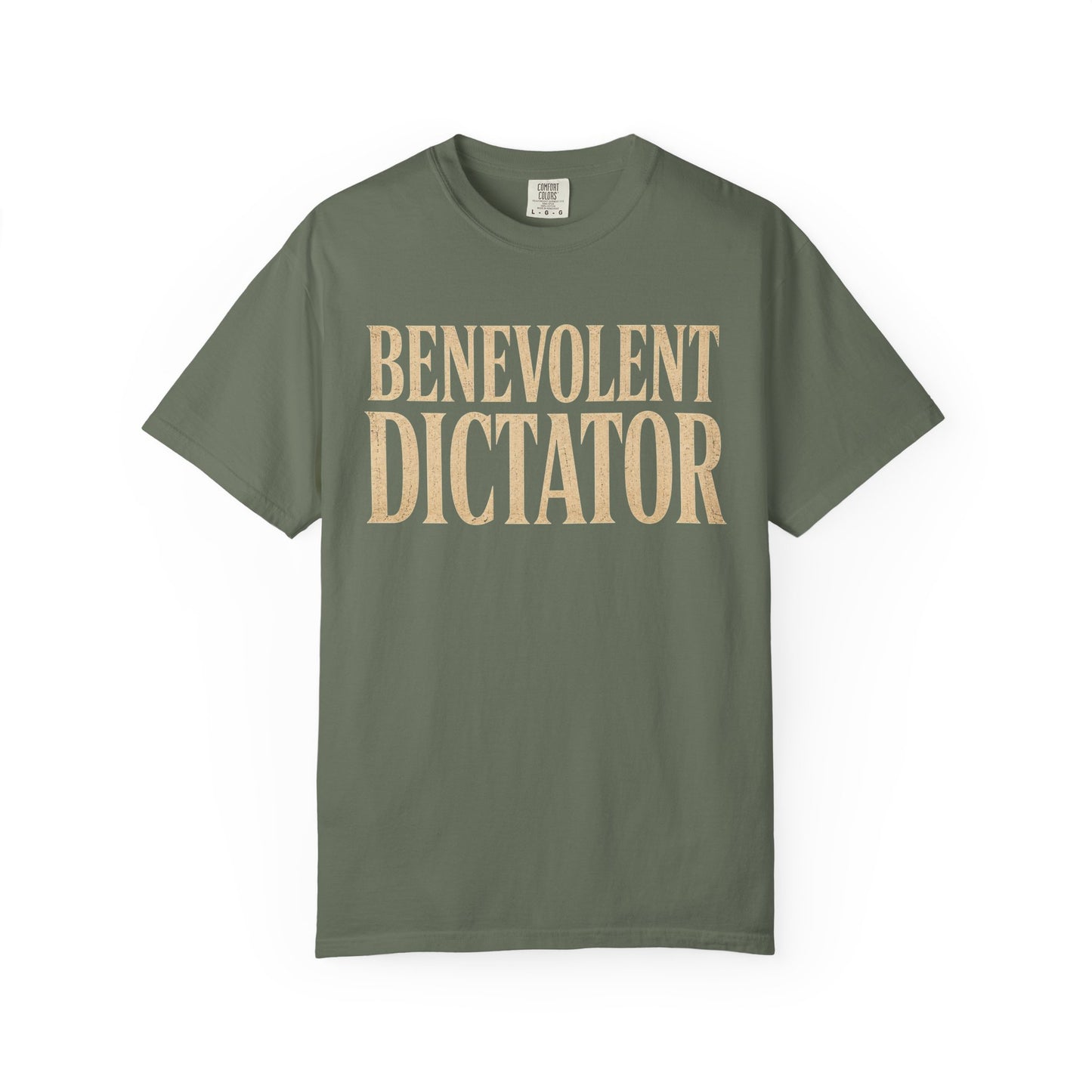 Benevolent Dictator T-Shirt Vintage Typography Graphic Tee
