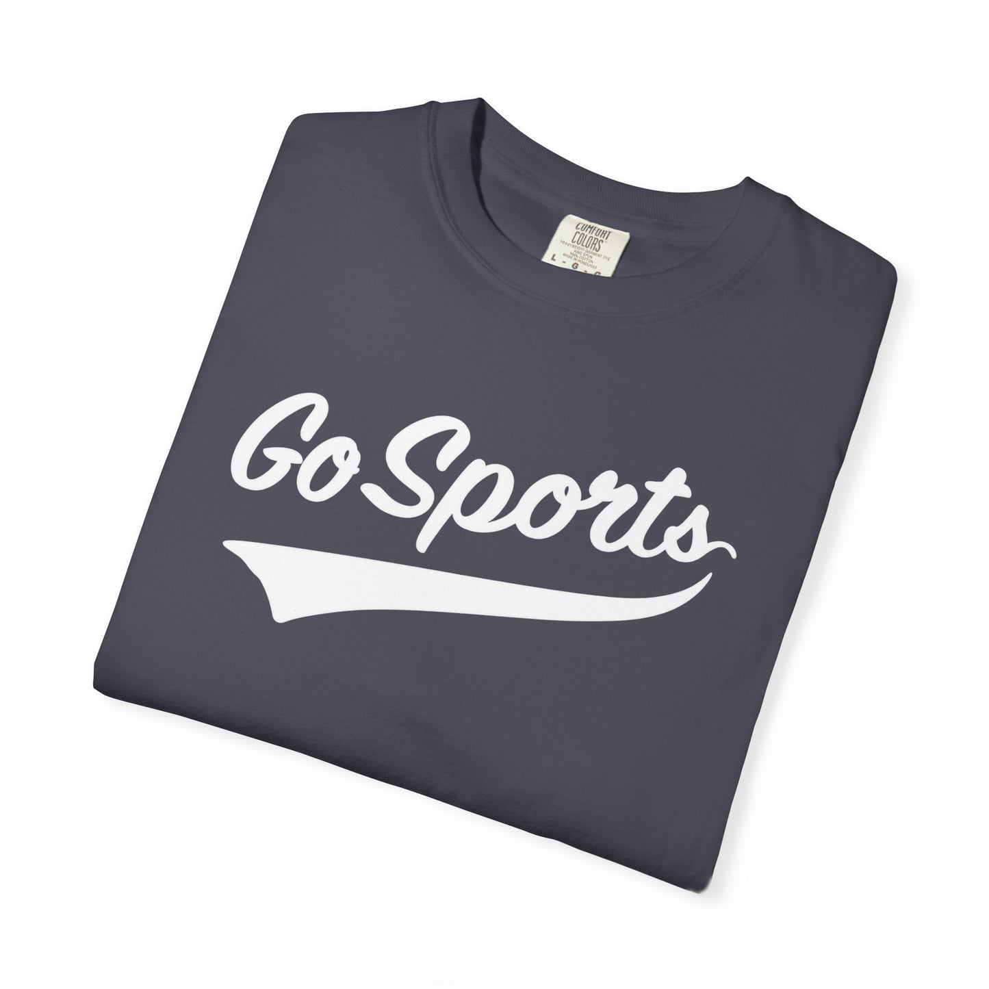 Go Sports Shirt | Funny Anti-Sports Graphic Tee | Minimalist Comfort Colors® T-Shirt