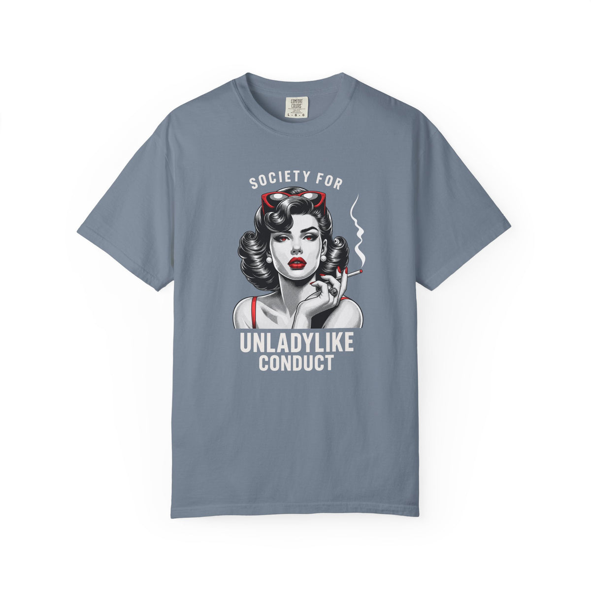 Society for Unladylike Conduct Vintage Feminist Graphic T-Shirt