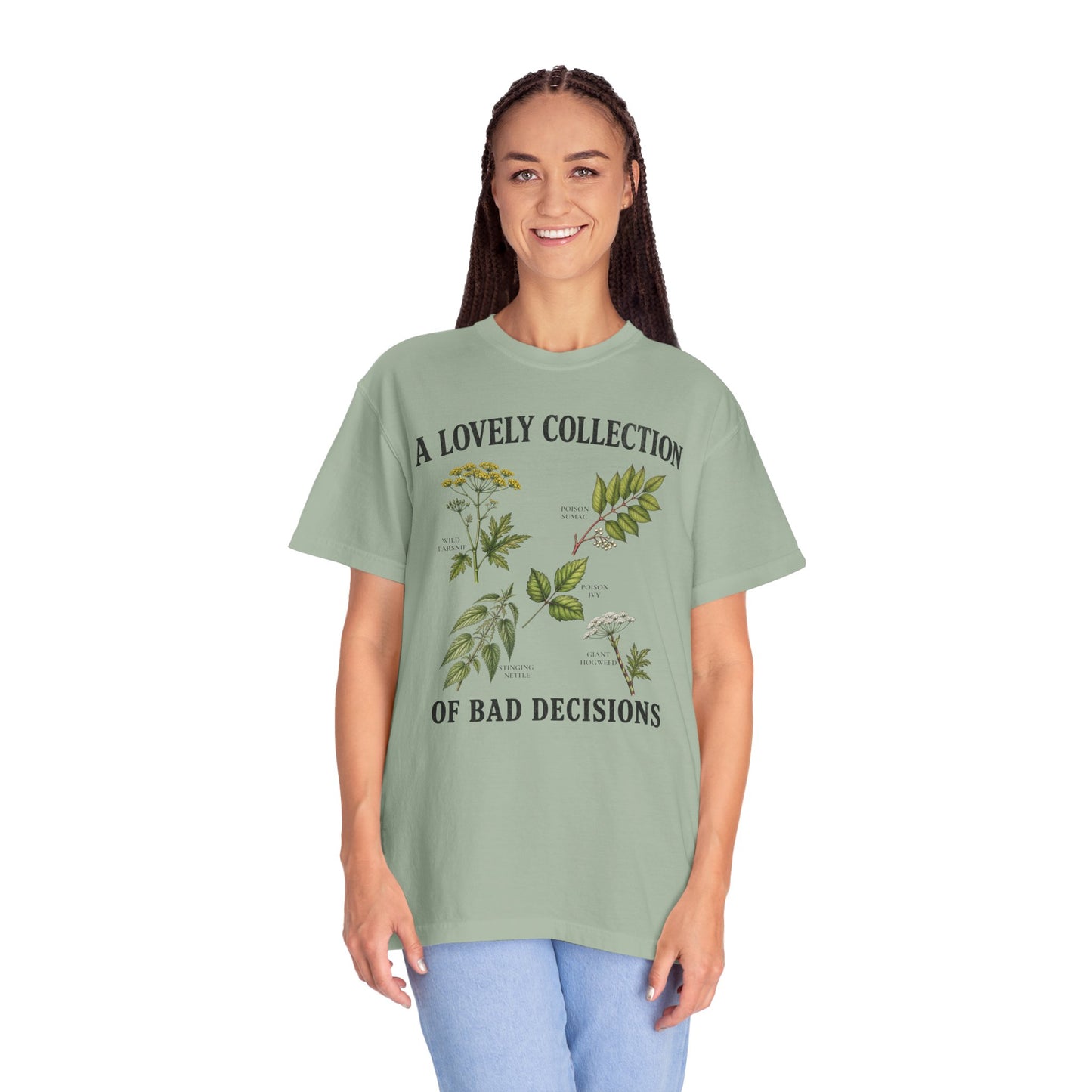 "A Lovely Collection of Bad Decisions" Hiking Camping Poisonous Plant Botanical T-Shirt