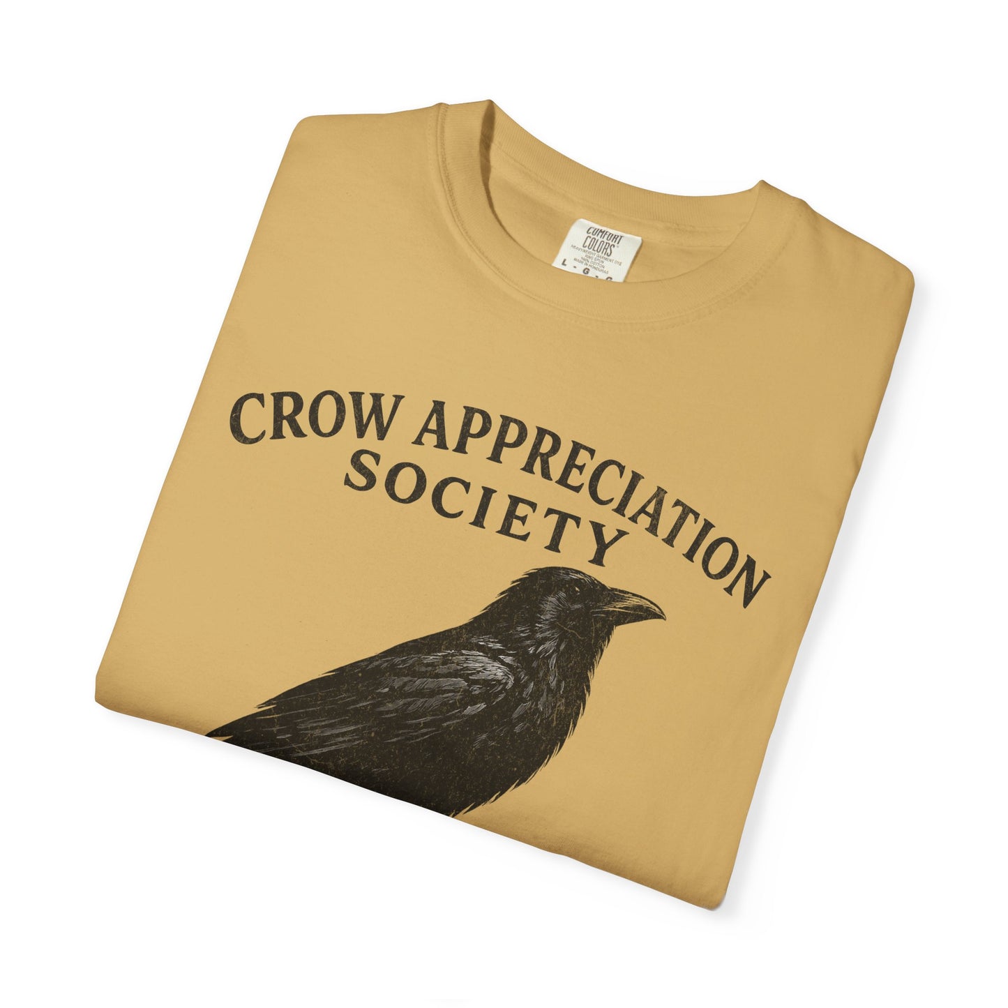 Crow Appreciation Society T-Shirt — 'Holding Grudges, Collecting Shiny Things' Funny Crow Graphic Tee