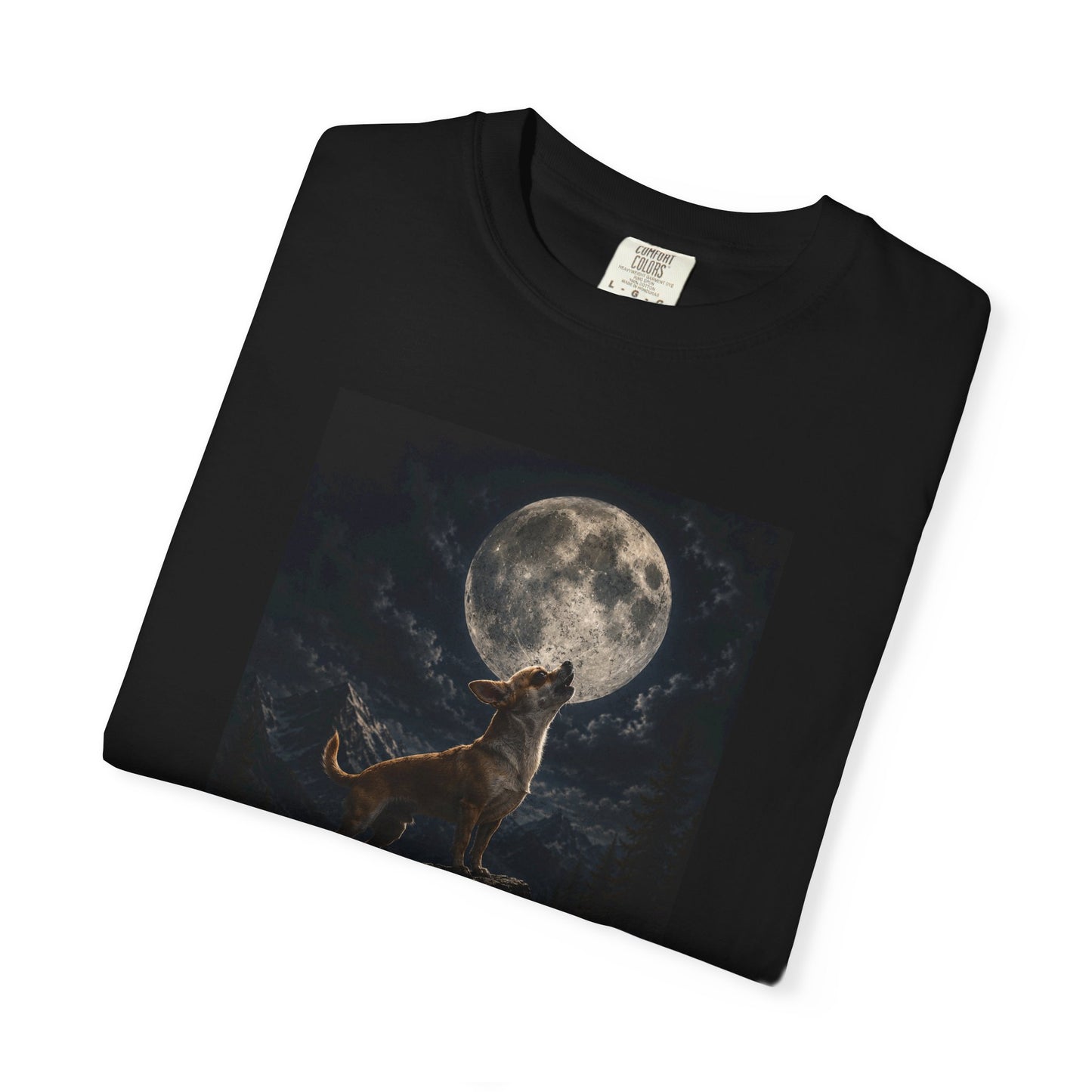 Pocket Wolf Chihuahua Howling T-Shirt