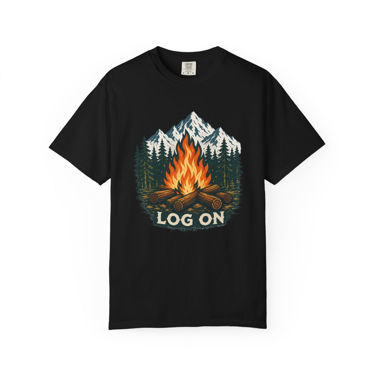 Campfire 'LOG ON' T-Shirt
