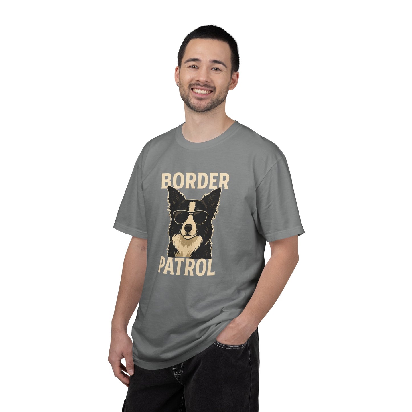 Border Patrol Border Collie Shirt, Funny Border Collie Dog Lover Gift