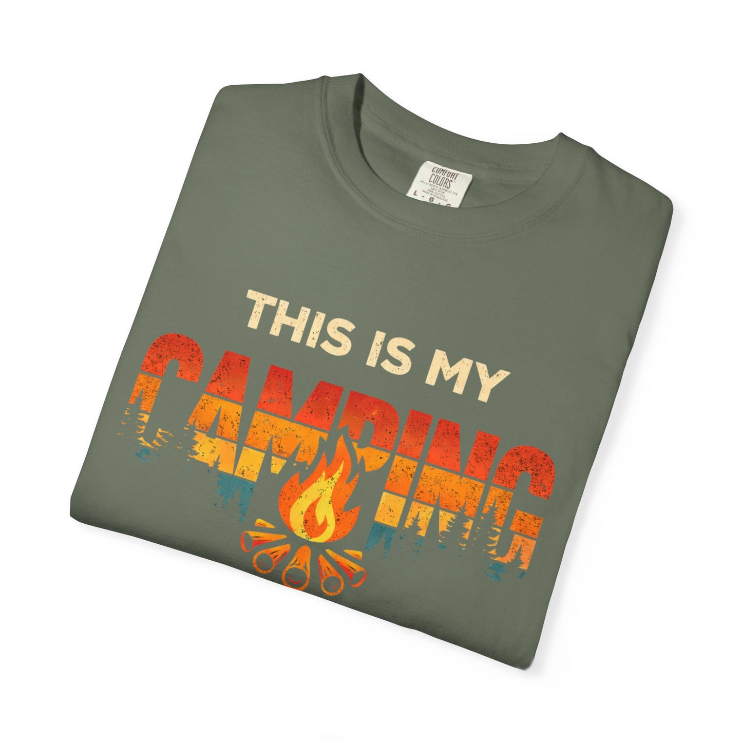 Camping Shirt — 'This Is My Camping Shirt' Graphic Tee for Campers & Outdoor Lovers