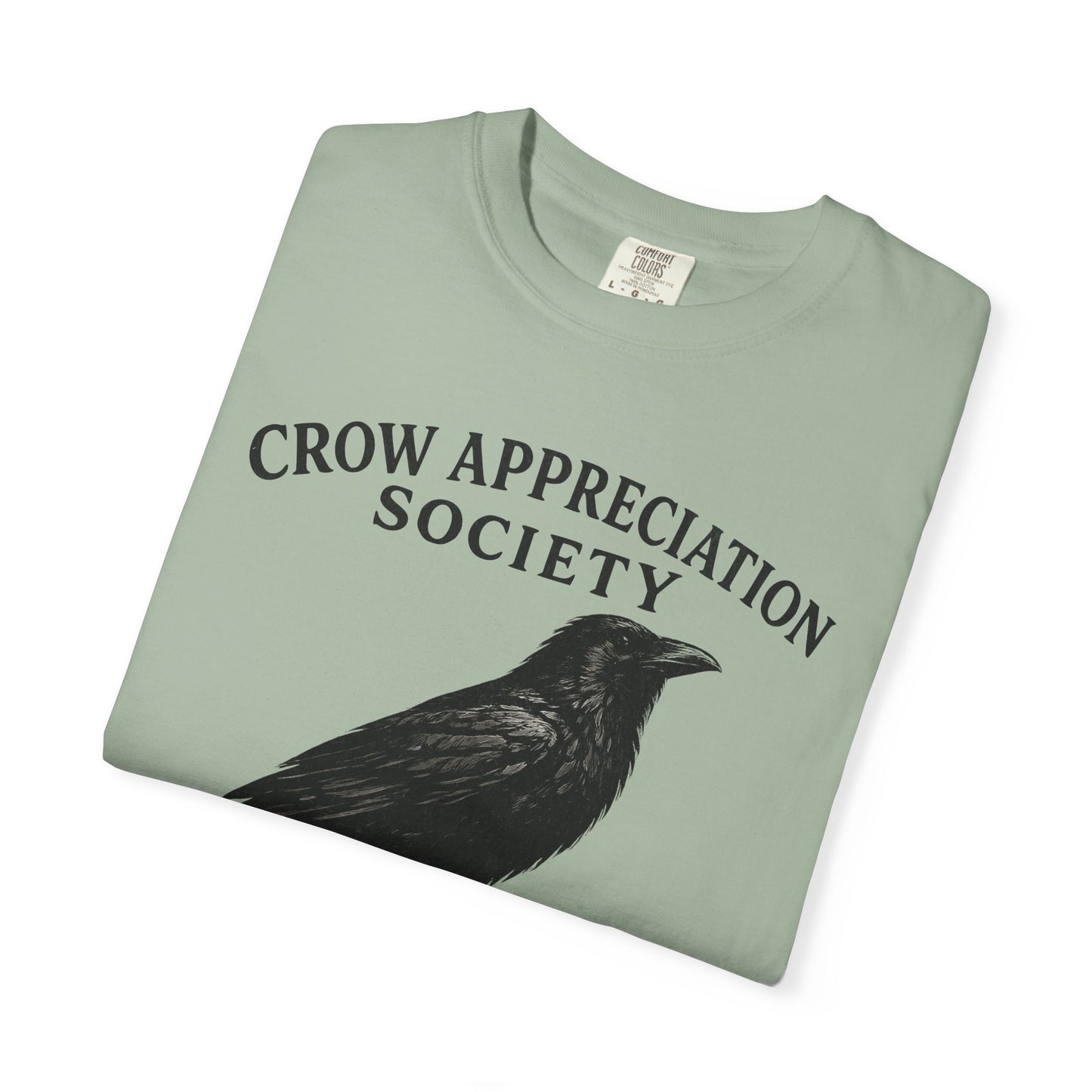 Crow Appreciation Society T-Shirt — 'Holding Grudges, Collecting Shiny Things' Funny Crow Graphic Tee