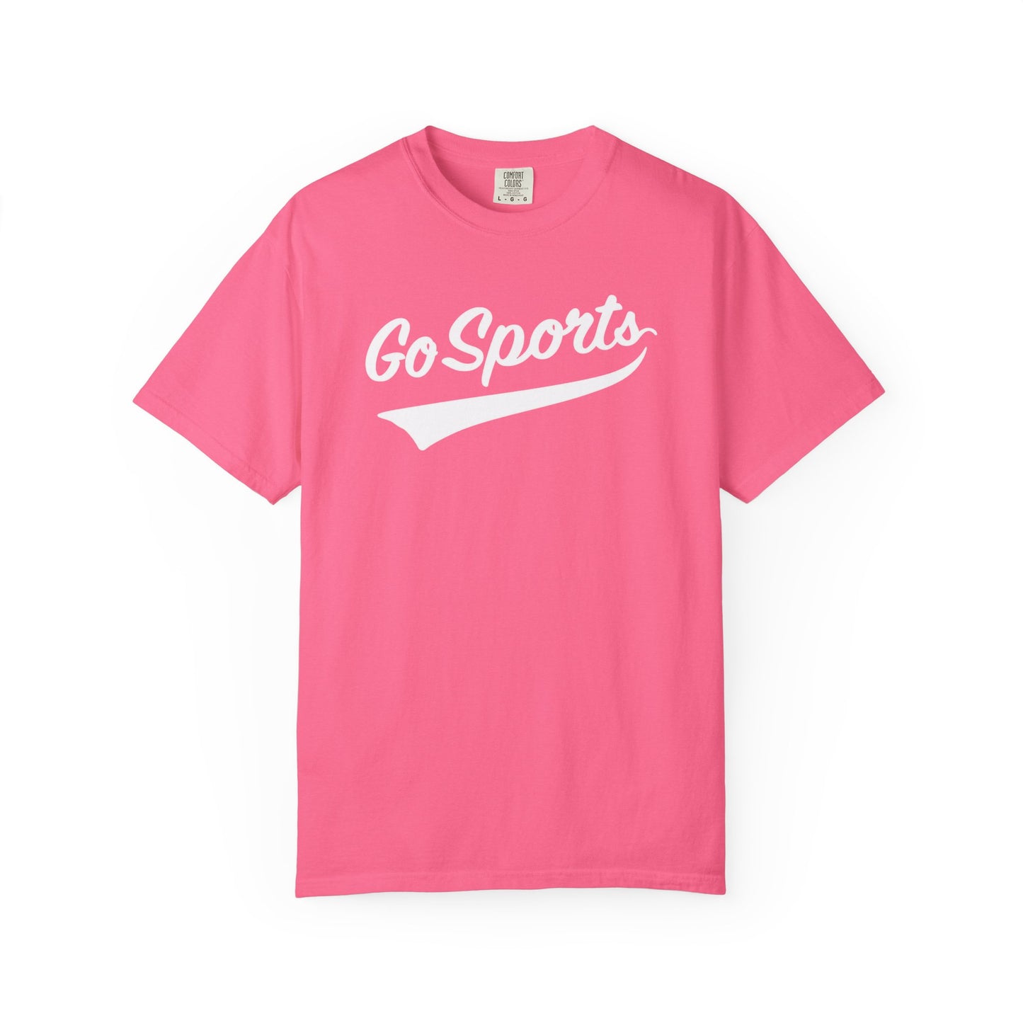 Go Sports Shirt | Funny Anti-Sports Graphic Tee | Minimalist Comfort Colors® T-Shirt