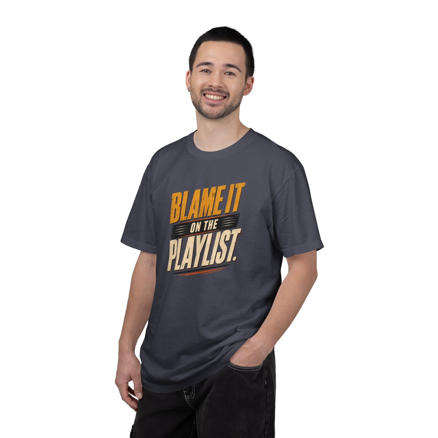 Blame It on the Playlist Shirt | Funny Music Lover Tee | Retro Graphic T-Shirt