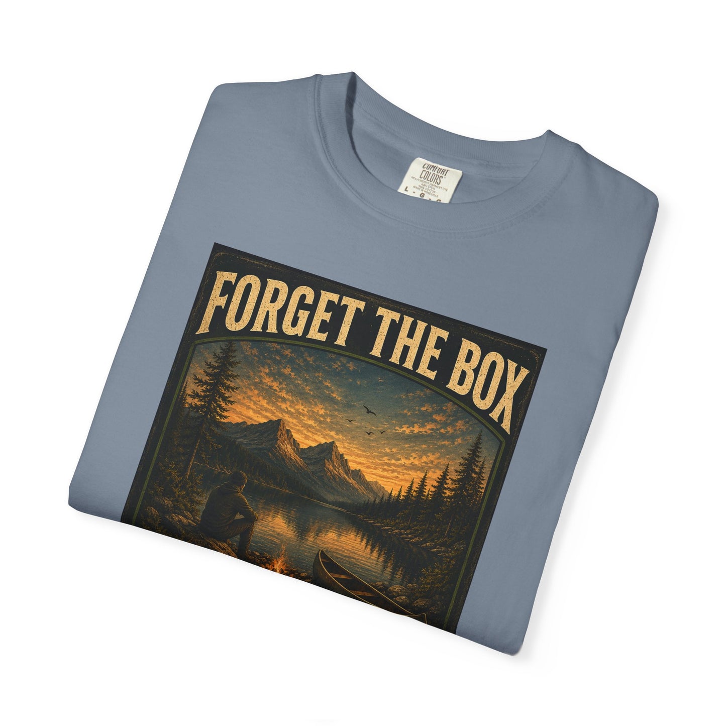 Forget the Box "Think Outside" Camping Hiking T-Shirt