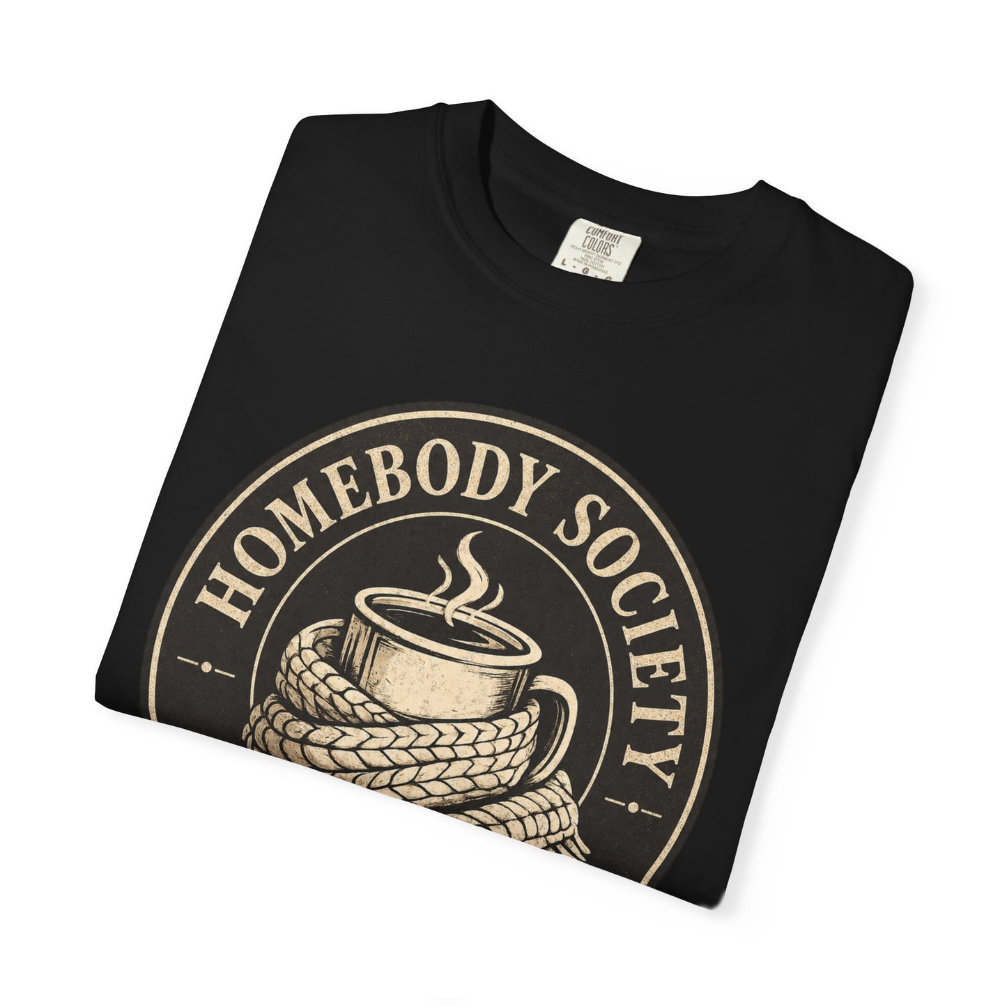 Homebody Society T-Shirt — "More Cozy, Less People" Vintage Distressed Introvert Tee