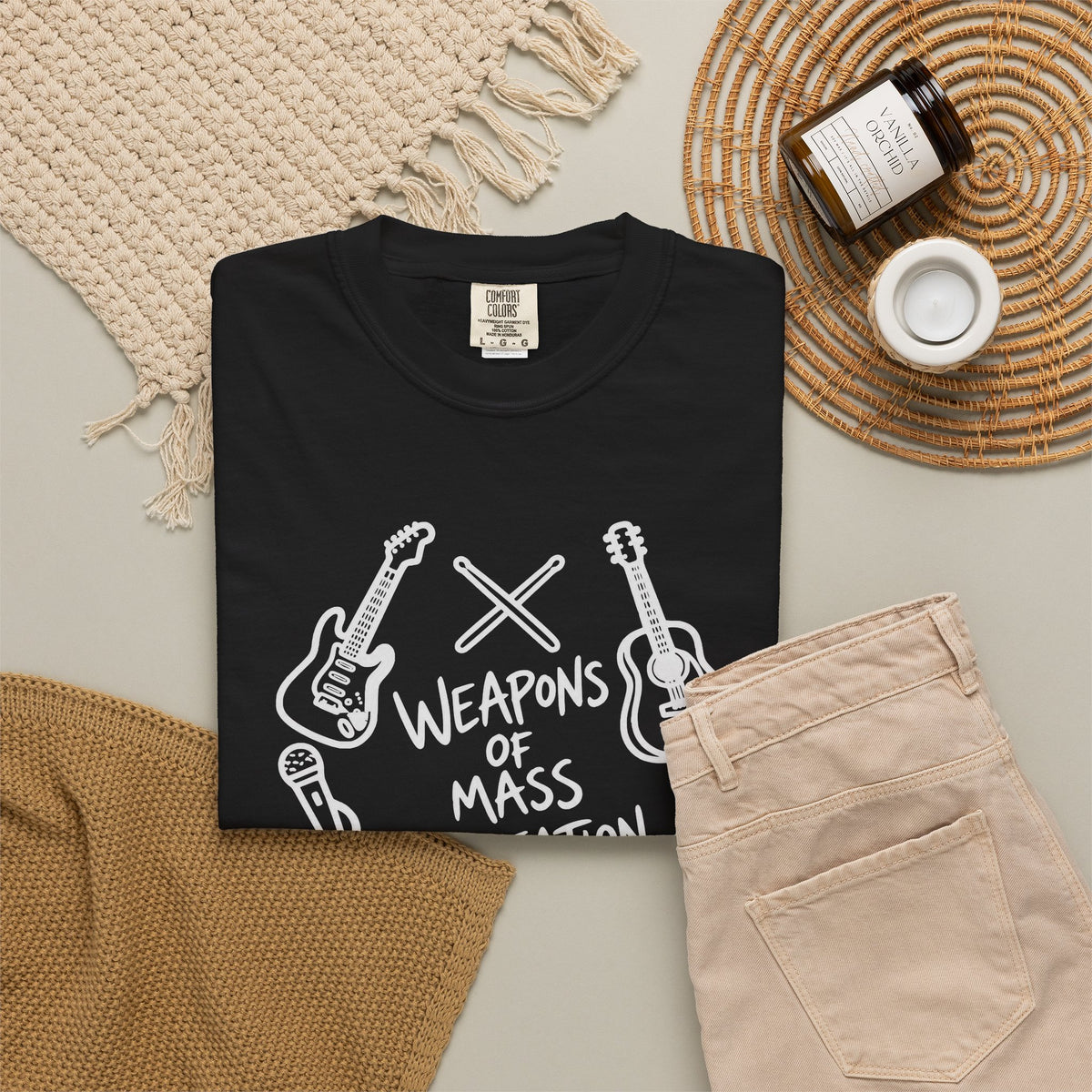 Weapons of Mass Creation T-Shirt Music Design