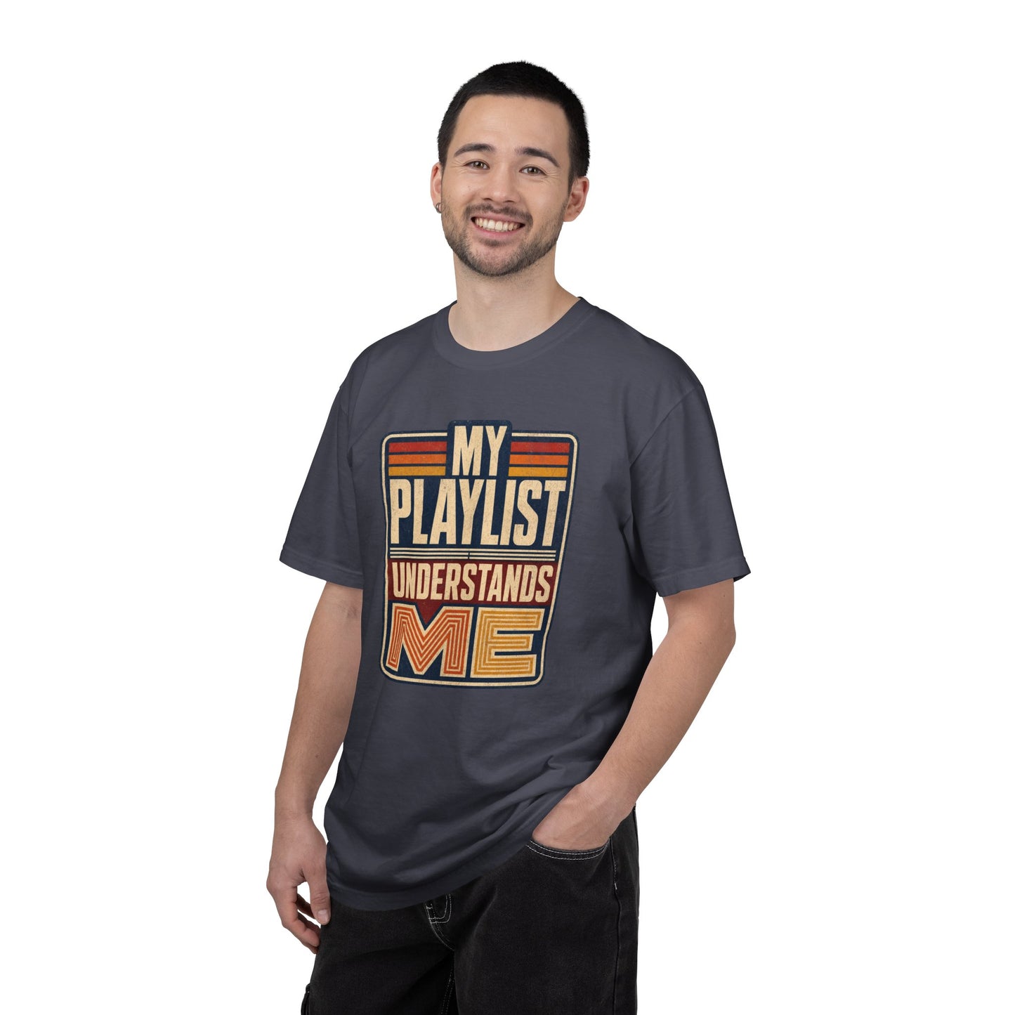 My Playlist Understands Me T-Shirt, Retro Graphic Tee