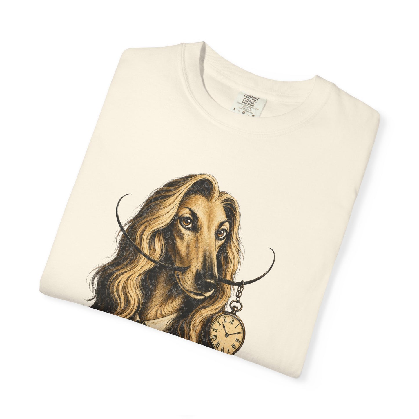 Salvador Dogli Art Tee — Surreal Afghan Hound Graphic T-Shirt