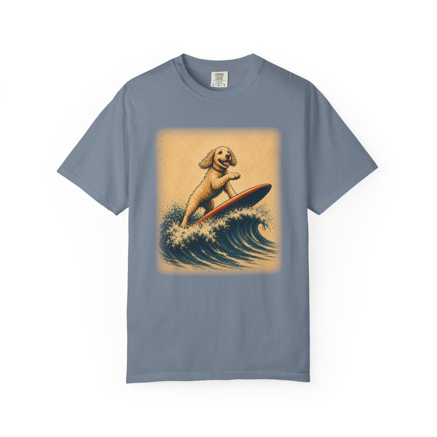 Vintage Doodle Surfing T-Shirt