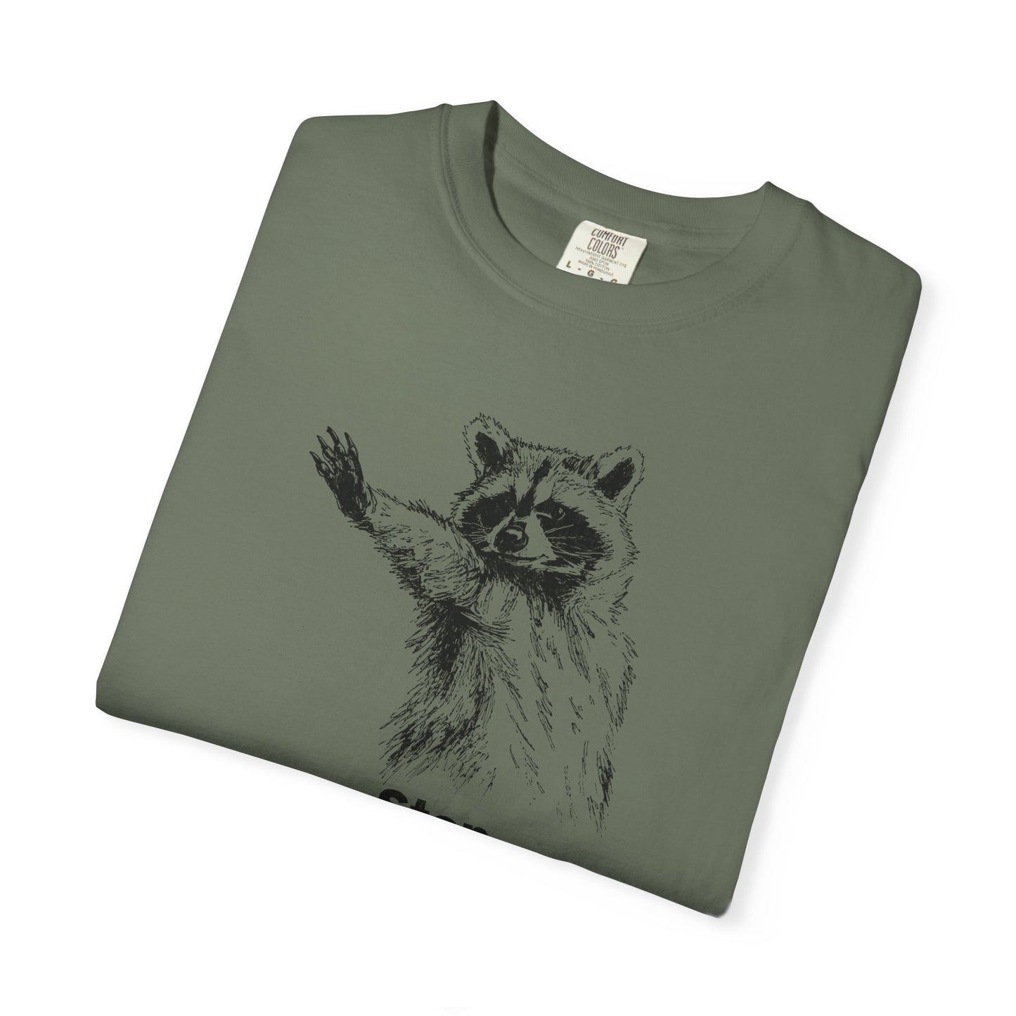 Raccoon 'Stop. Right. There.' Graphic T-Shirt