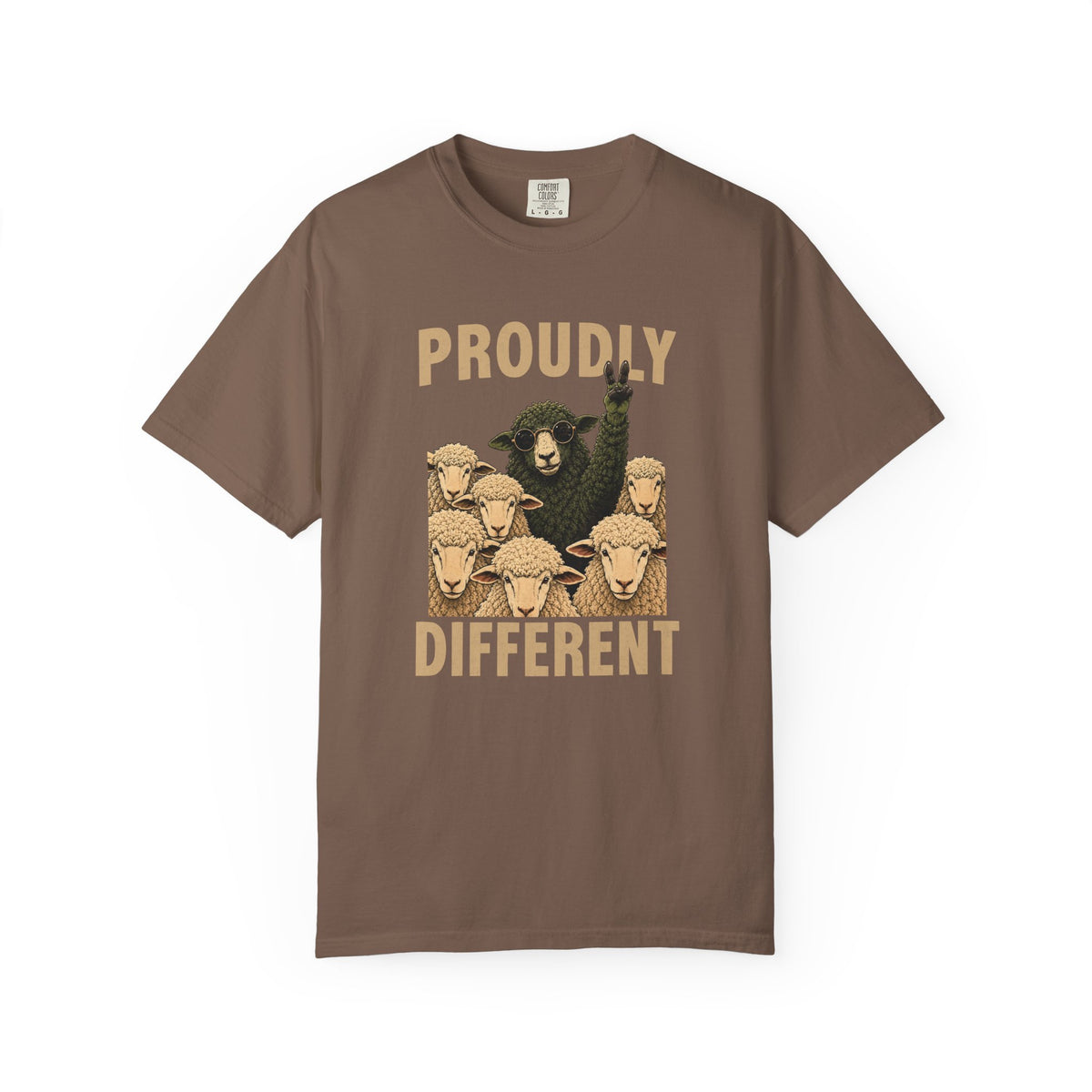 Proudly Different Black Sheep Shirt – Funny Individuality Graphic Tee