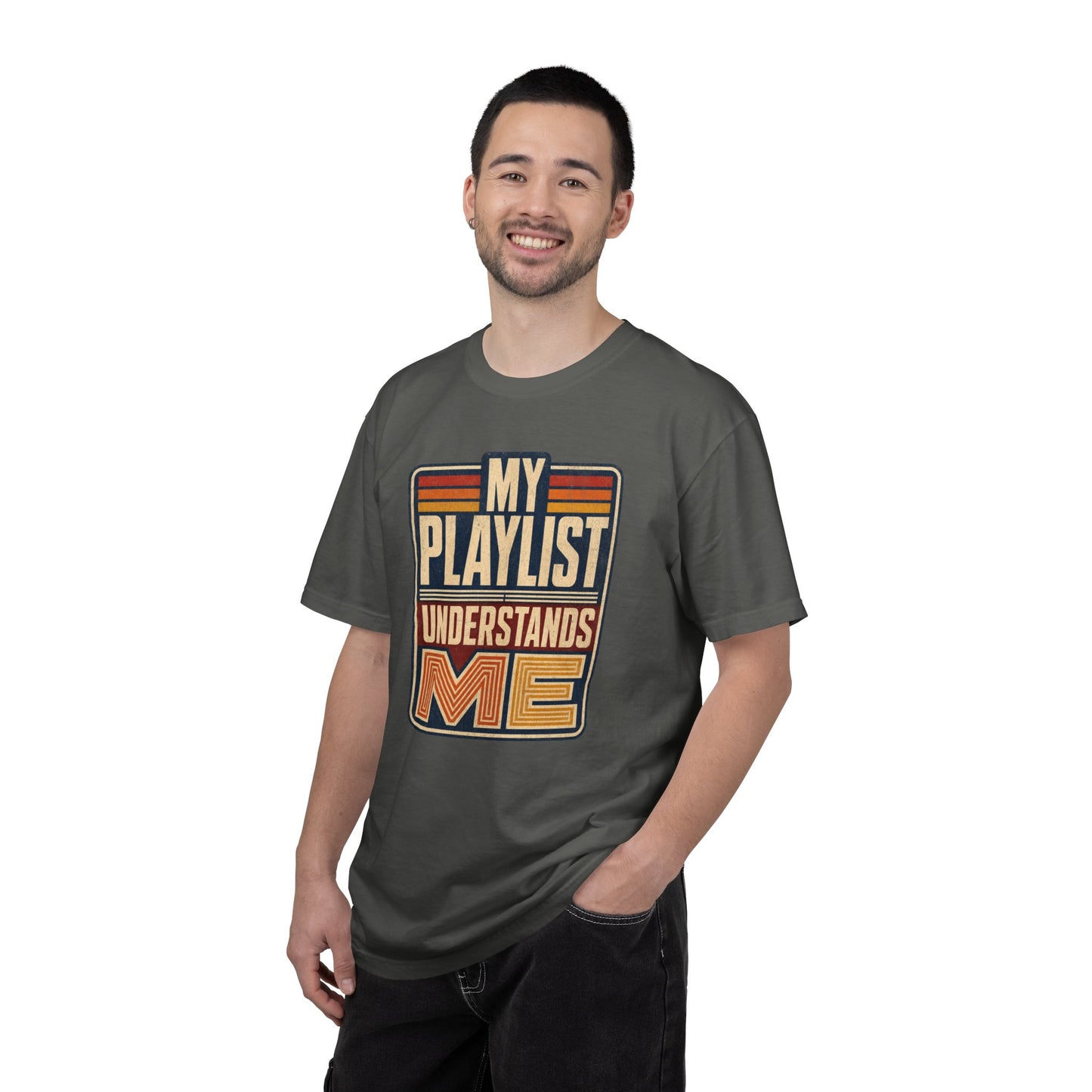 My Playlist Understands Me T-Shirt, Retro Graphic Tee