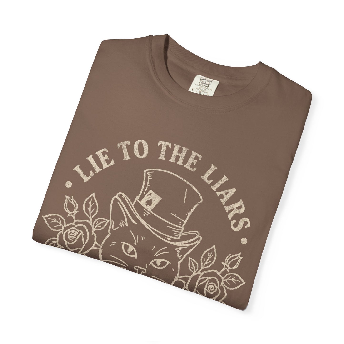Lie to the Liars Steal from Thieves Cat Vintage Retro Graphic Tee