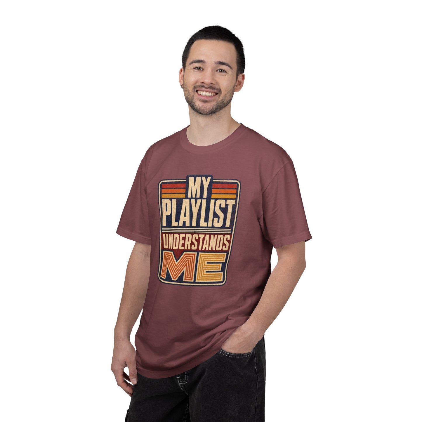 My Playlist Understands Me T-Shirt, Retro Graphic Tee