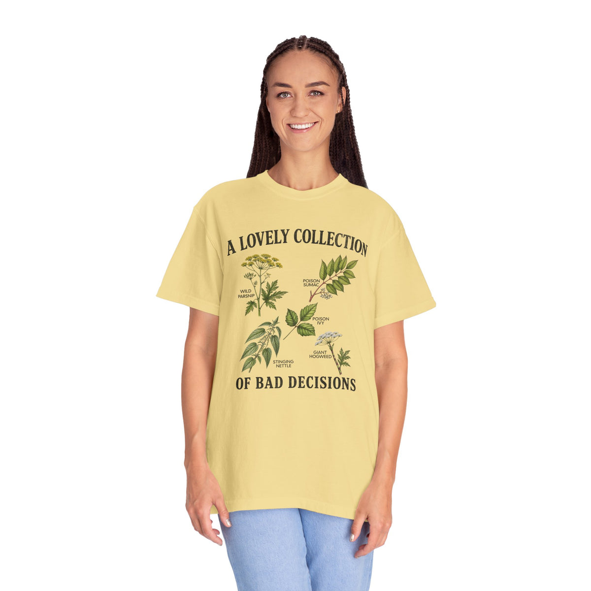 "A Lovely Collection of Bad Decisions" Hiking Camping Poisonous Plant Botanical T-Shirt