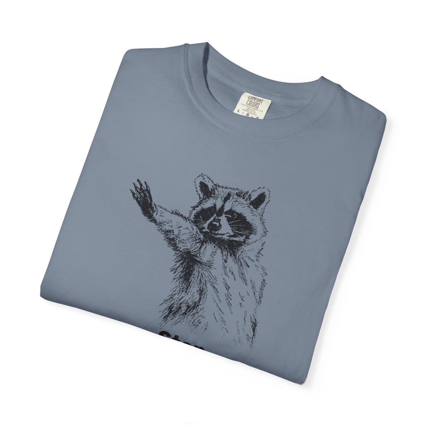 Raccoon 'Stop. Right. There.' Graphic T-Shirt