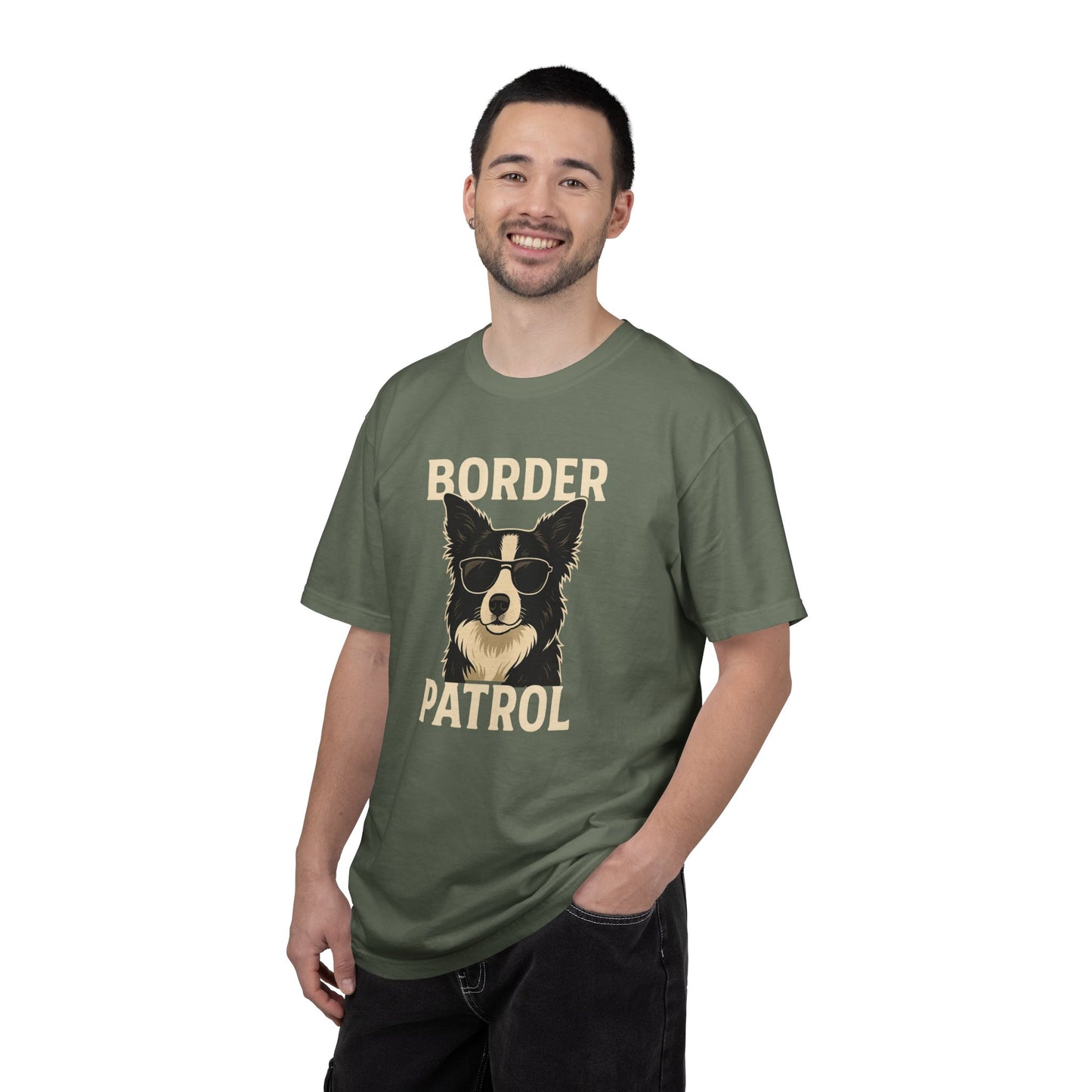 Border Patrol Border Collie Shirt, Funny Border Collie Dog Lover Gift