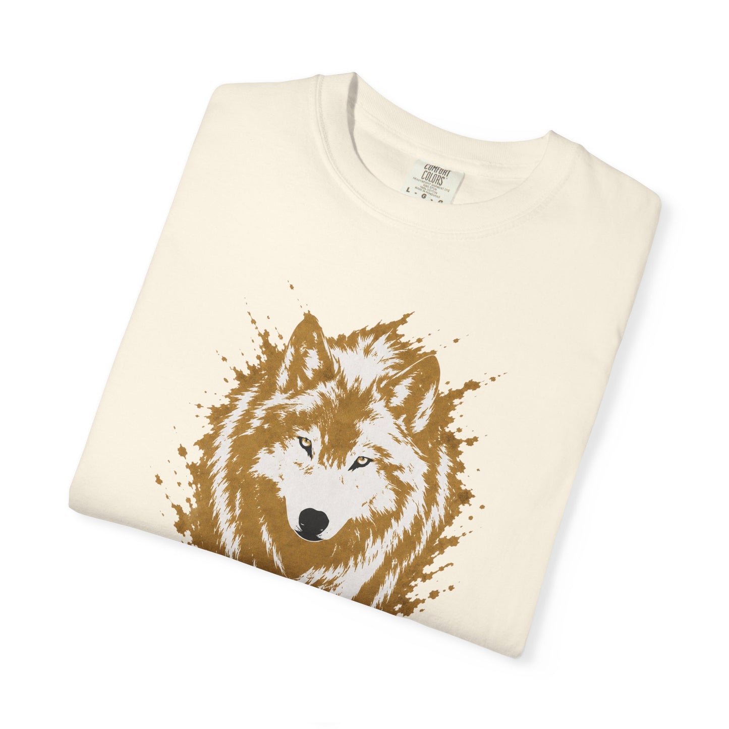 Wolf Graphic T-Shirt — Rustic Walking Wolf Nature Tee
