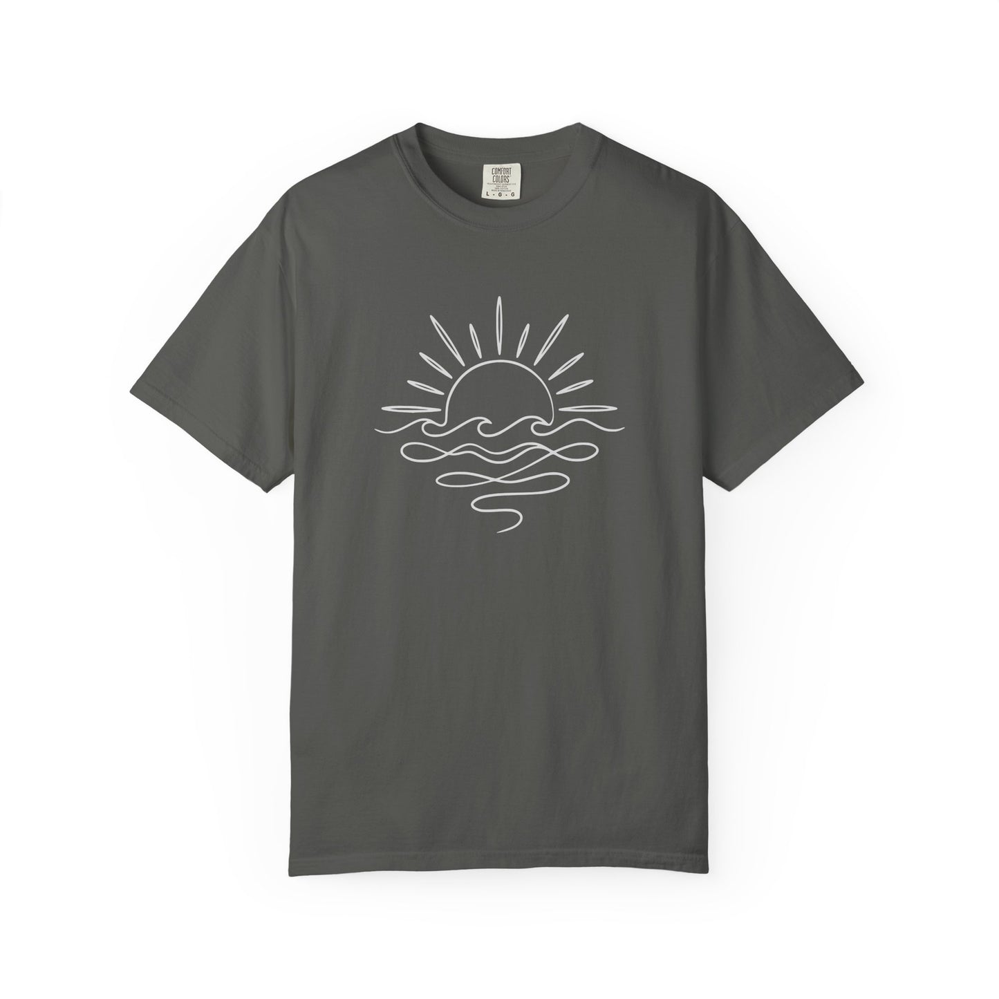 Boho Sunrise Line Art T-Shirt