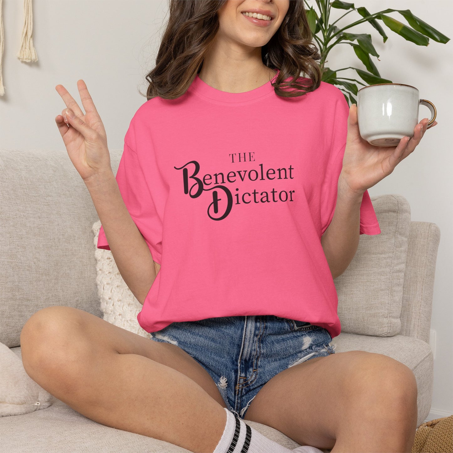 Benevolent Dictator T-Shirt — Retro Script Graphic Tee