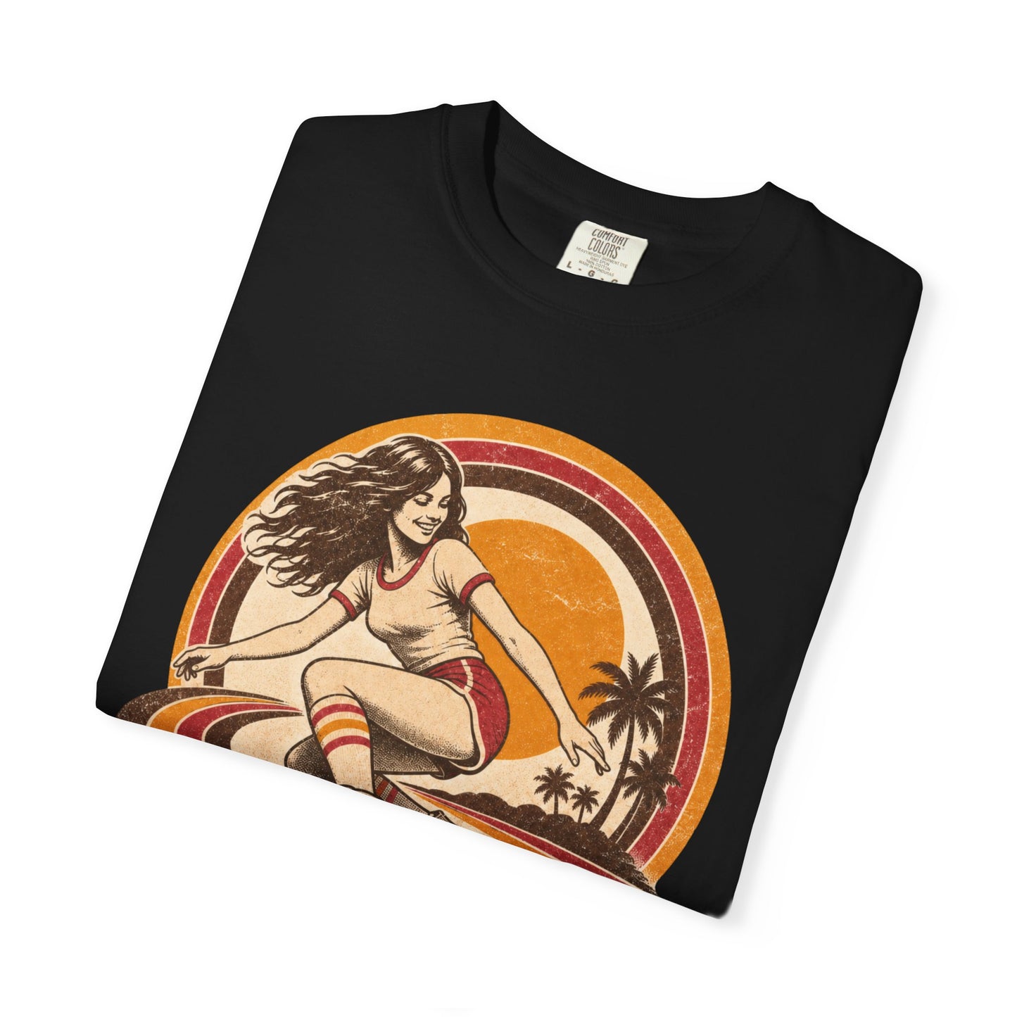 Retro Roller Skating Shirt | Vintage 70s Roller Skate Graphic Tee | Retro Disco Skater Comfort Colors® T-Shirt