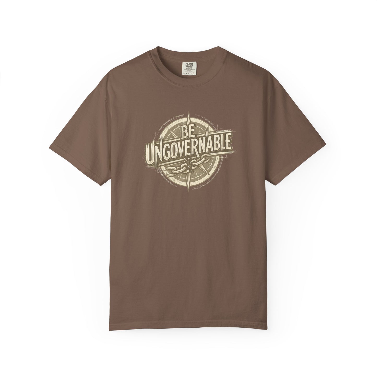 UNGOVERNABLE T-Shirt — Distressed Anti-Hustle, Anti-Establishment Tee