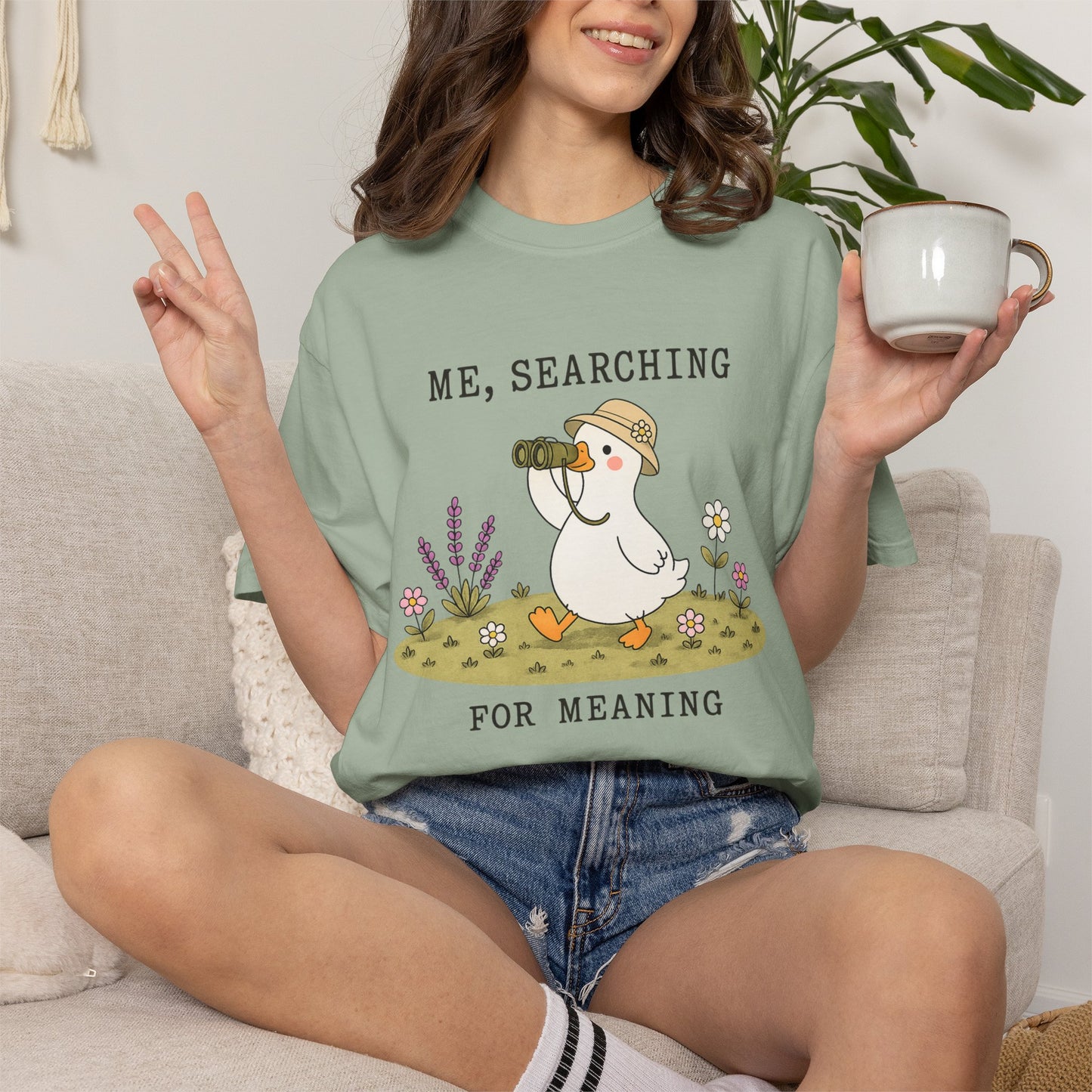 Me, Searching For Meaning Duck T-Shirt