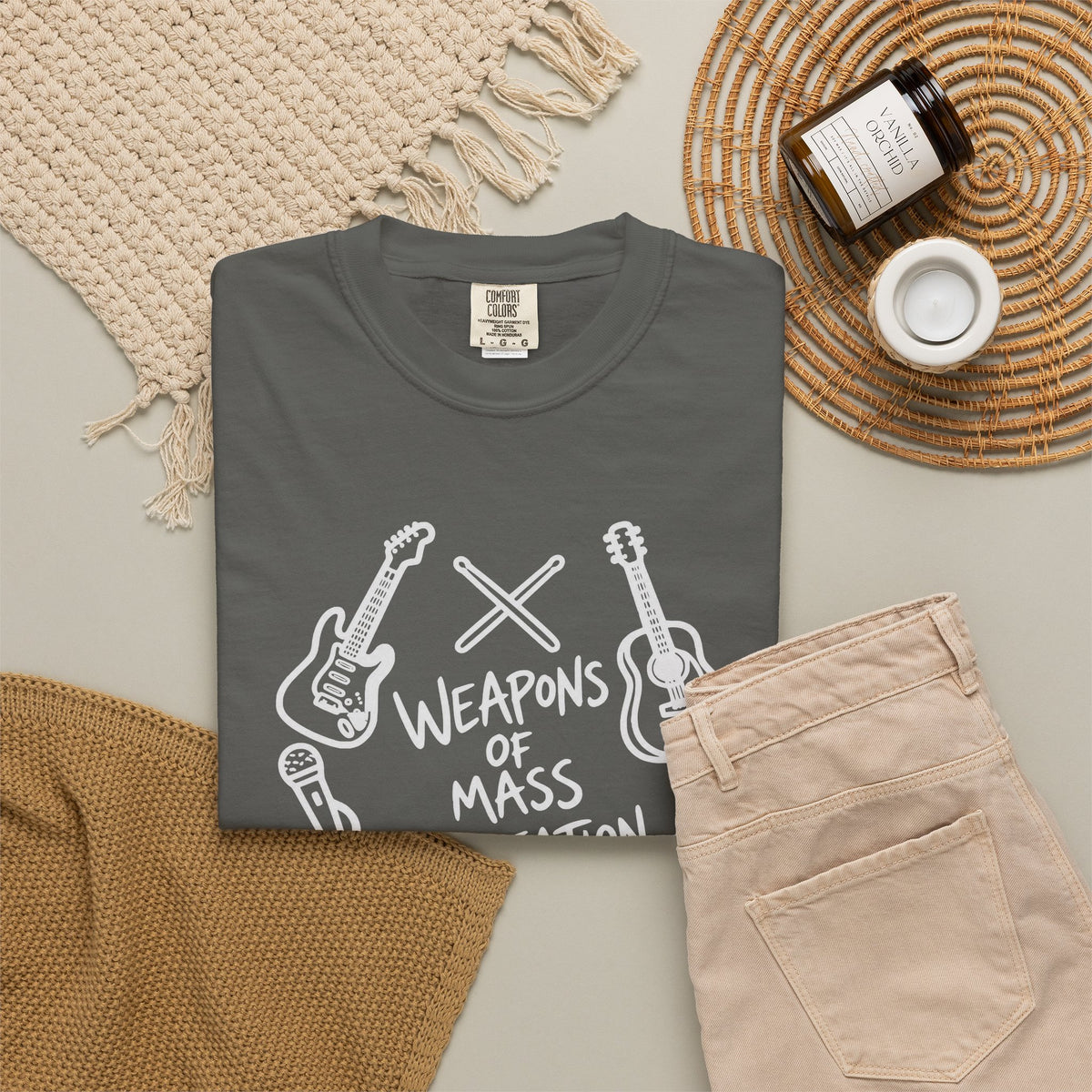 Weapons of Mass Creation T-Shirt Music Design