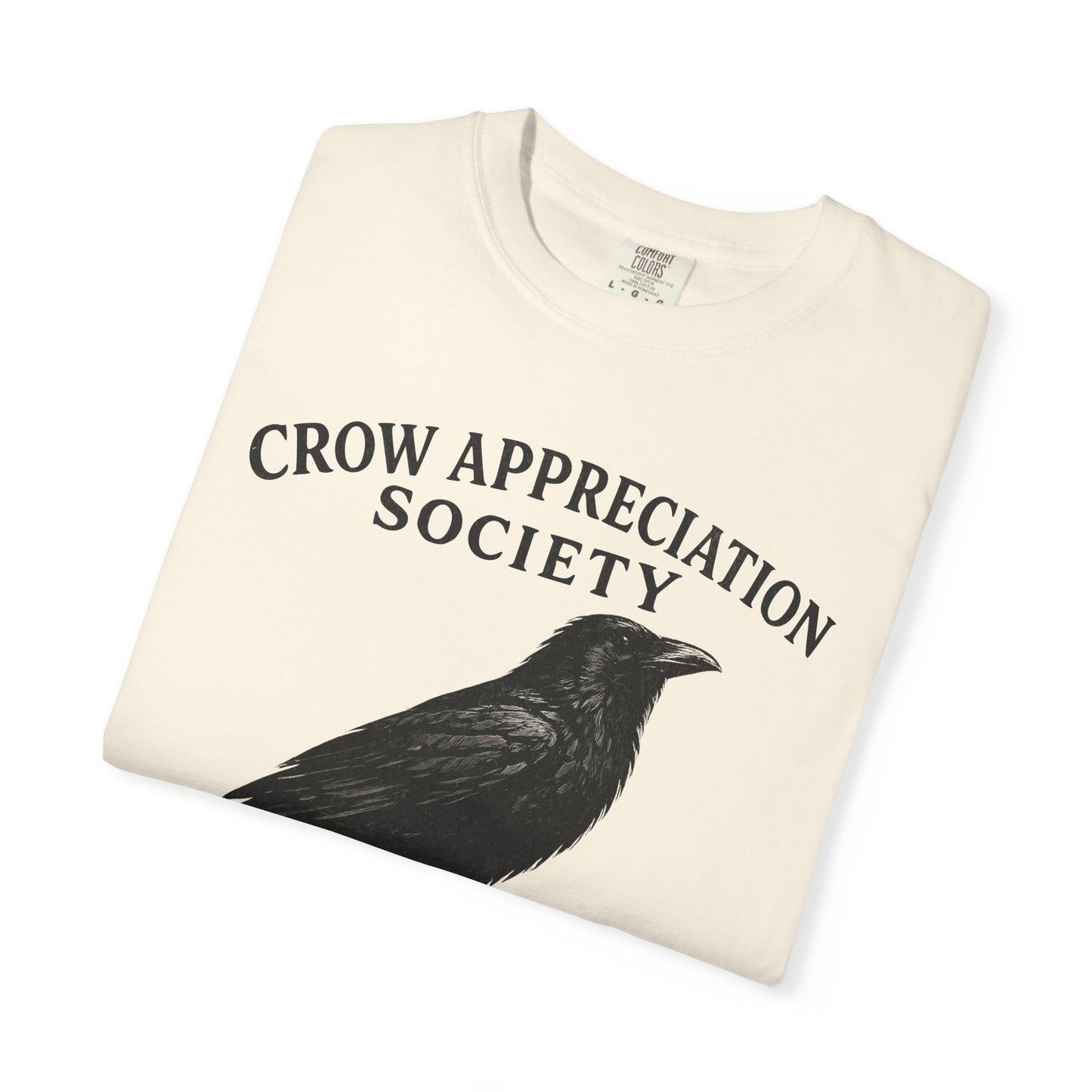 Crow Appreciation Society T-Shirt — 'Holding Grudges, Collecting Shiny Things' Funny Crow Graphic Tee