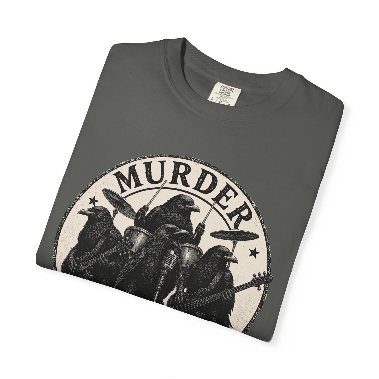 Murder World Tour Crow T-Shirt | Funny Crow Graphic Tee