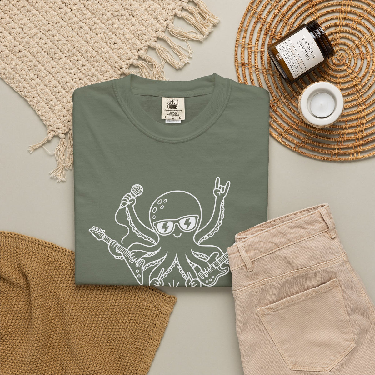 Rocktopus Octopus Music T-Shirt