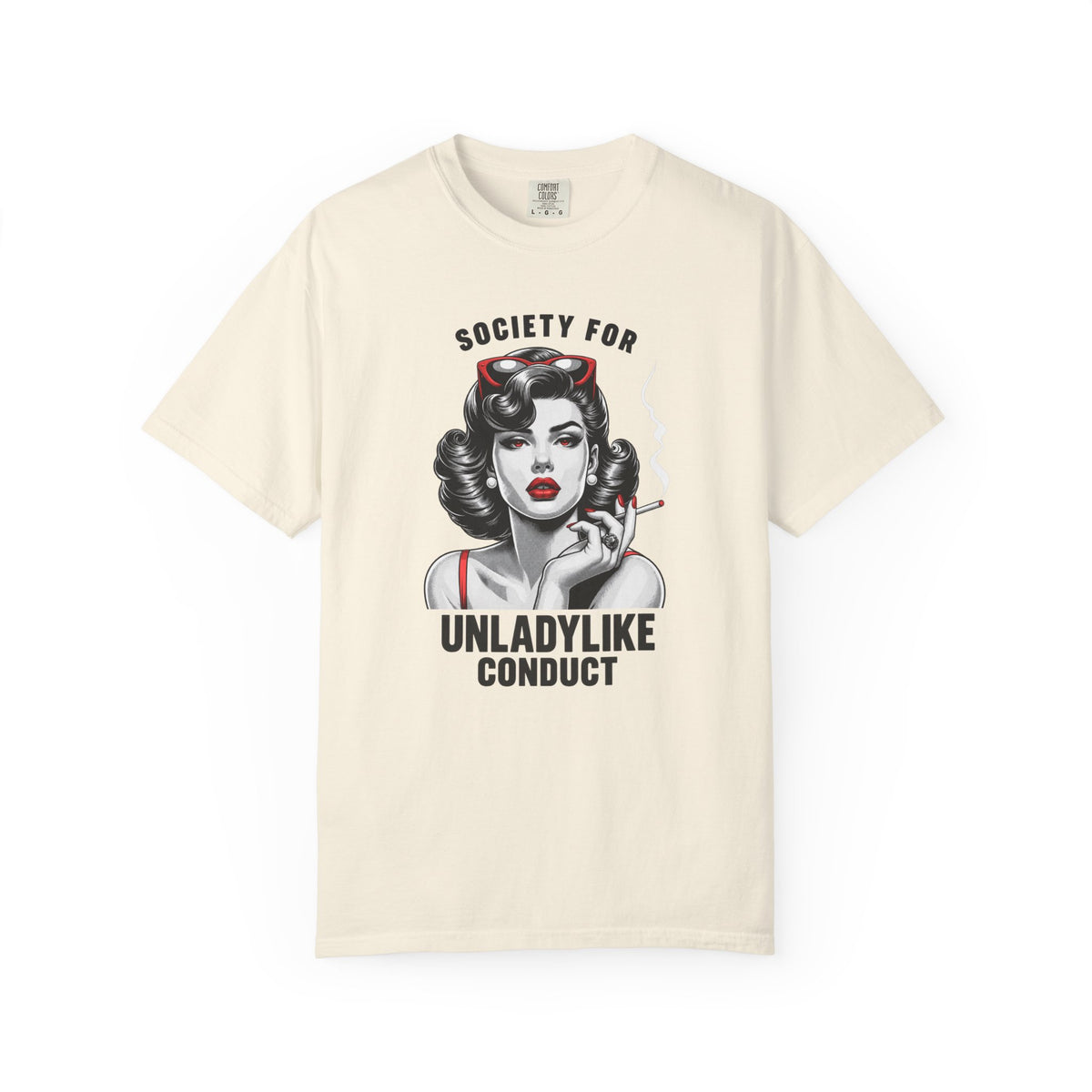 Society for Unladylike Conduct Vintage Feminist Graphic T-Shirt
