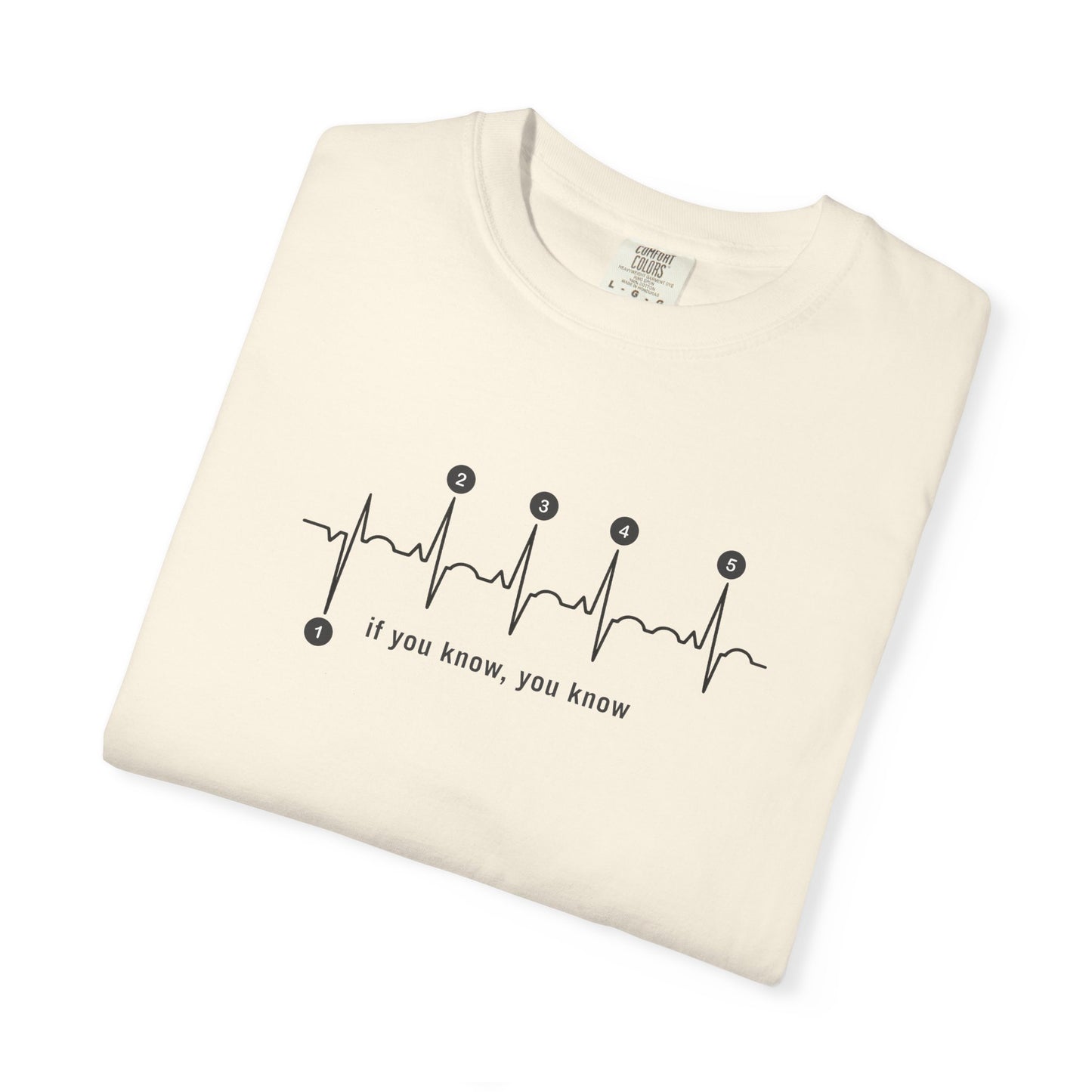 Motorcycle Gearshift Heartbeat T-Shirt — "If You Know, You Know" Biker Graphic Tee