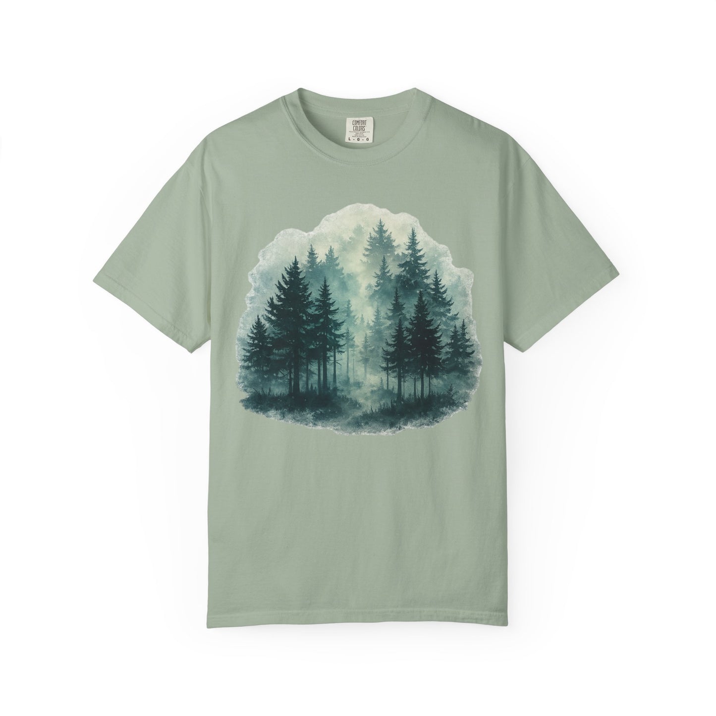 Forest Trees Calming Art T-Shirt