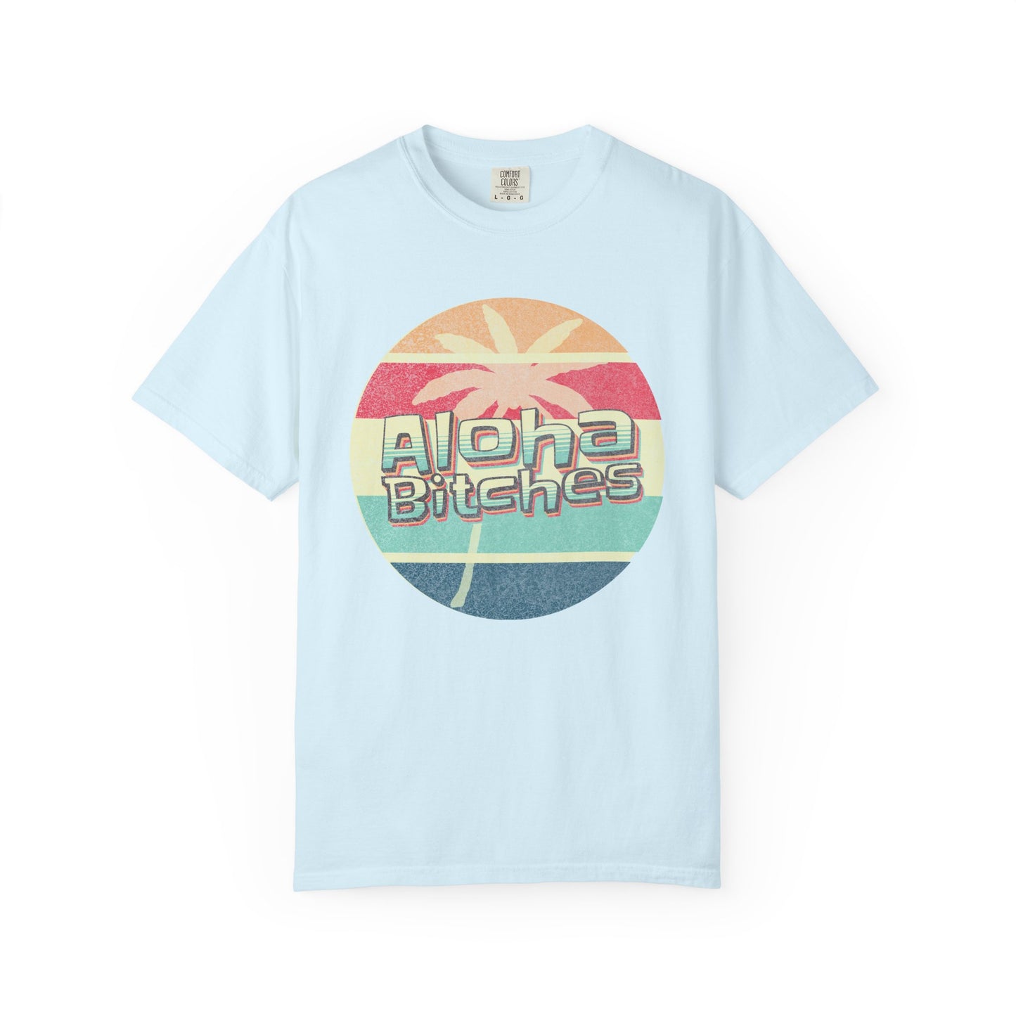 Aloha Bitches Retro Distressed Beach T-Shirt
