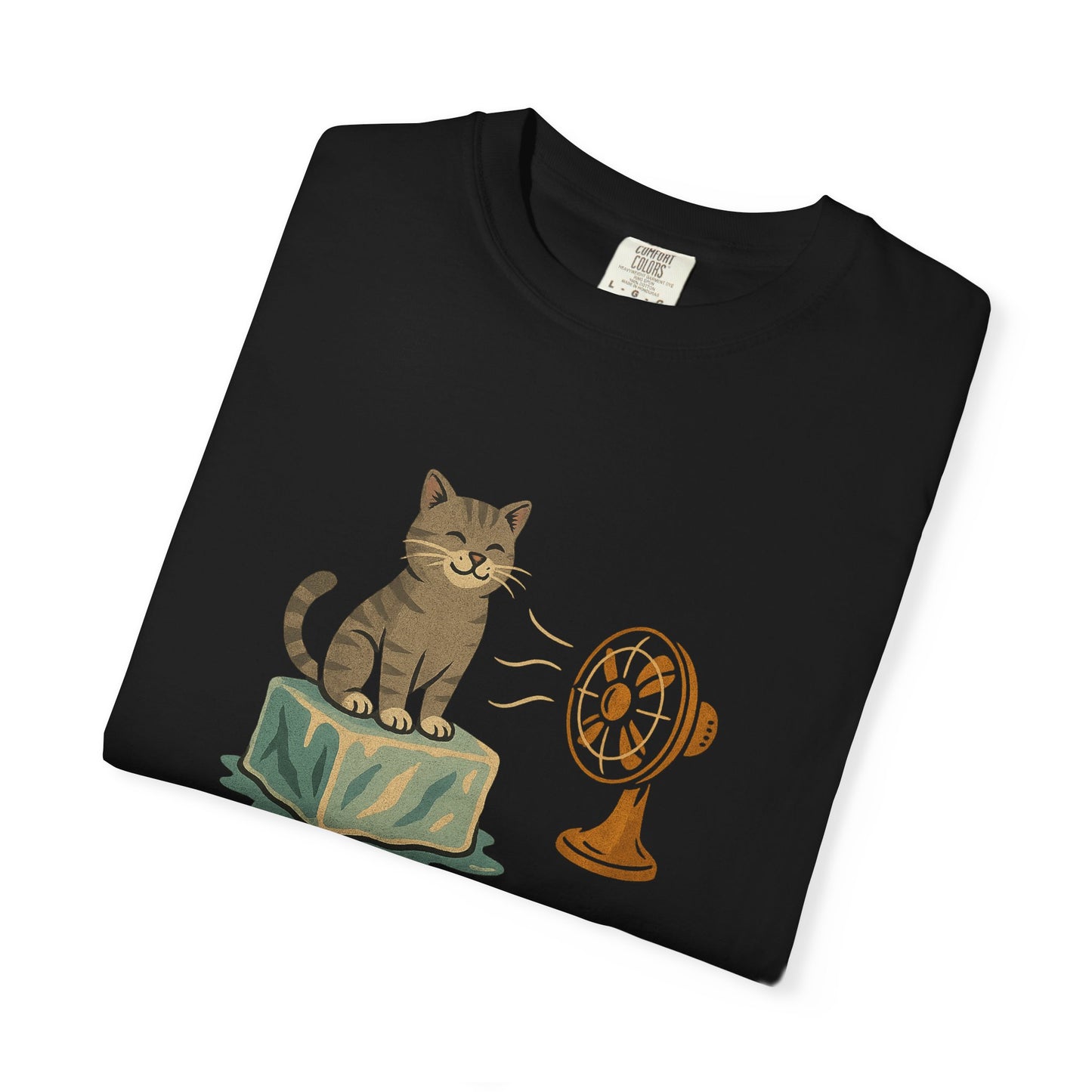 One Cool Cat T-Shirt — Funny Cat on Ice Graphic Tee