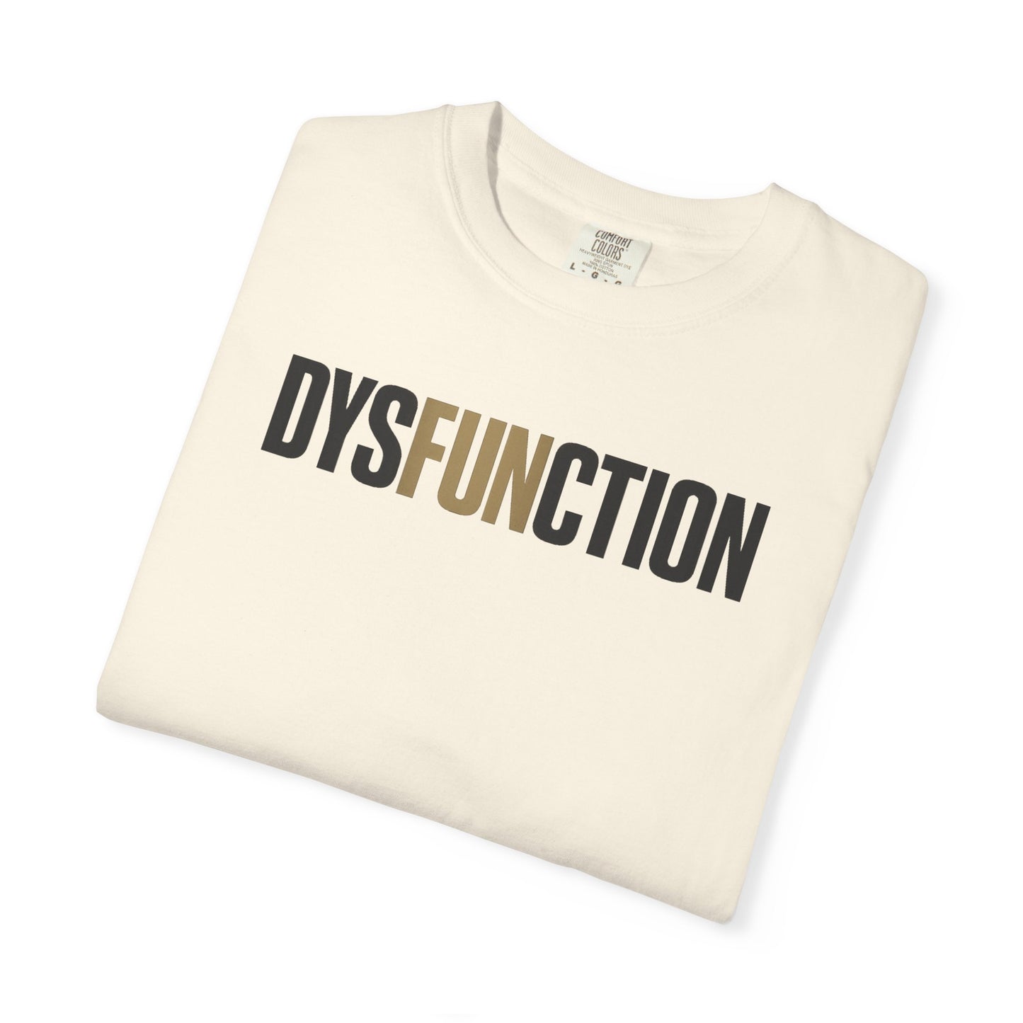 DysFUNction Shirt, Funny Minimalist Typography Humor Shirt