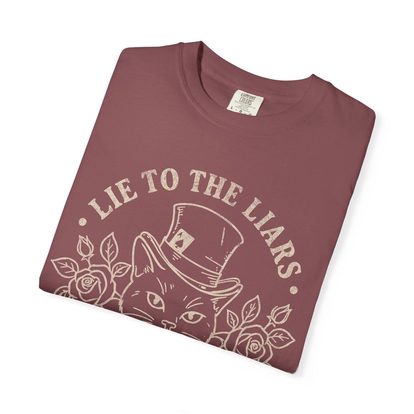 Lie to the Liars Steal from Thieves Cat Vintage Retro Graphic Tee