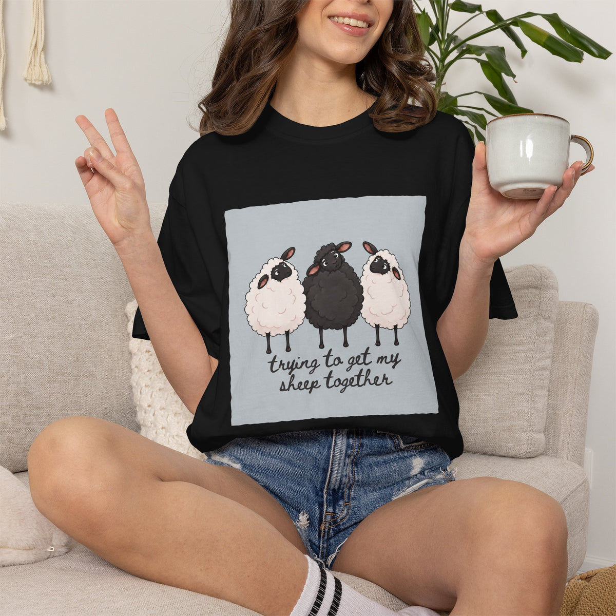 Trying to Get My Sheep Together T-Shirt