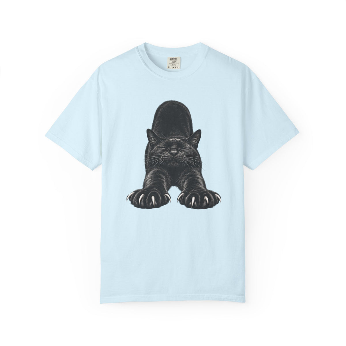 Stretchy Showoff Black Cat Graphic Tee