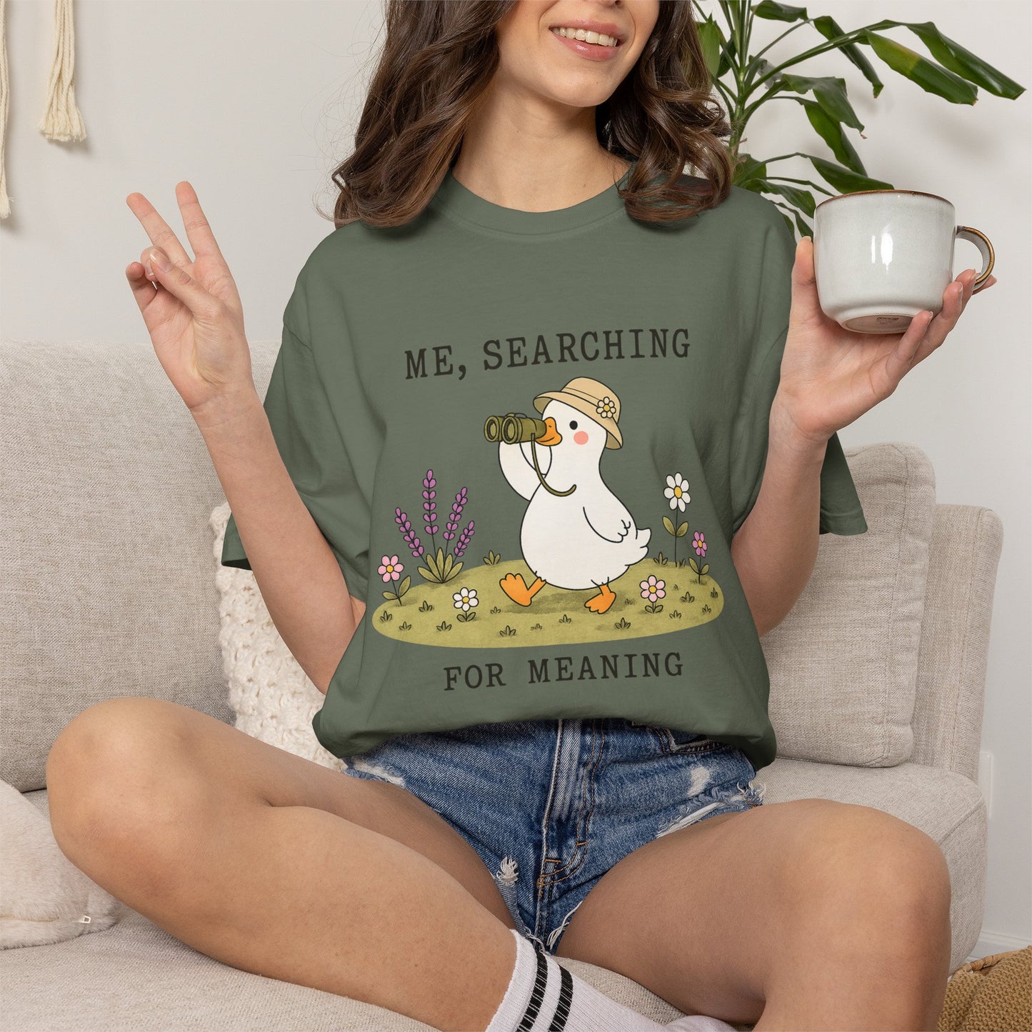 Me, Searching For Meaning Duck T-Shirt