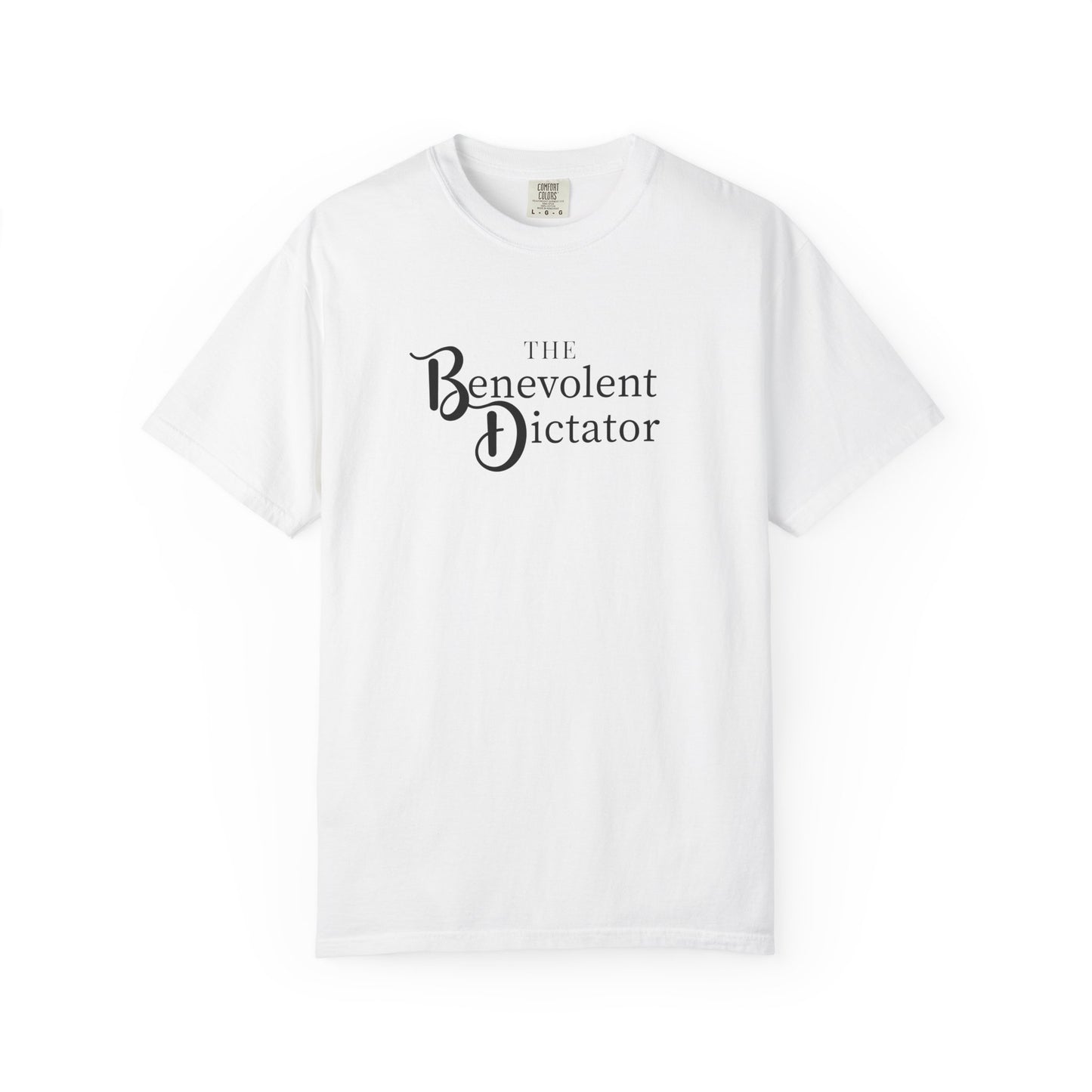 Benevolent Dictator T-Shirt — Retro Script Graphic Tee