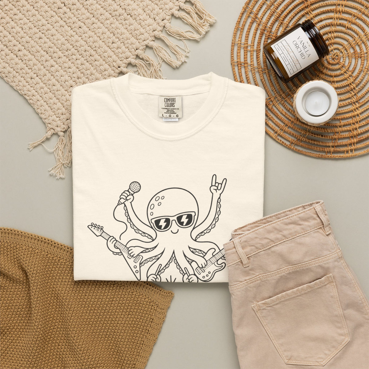 Rocktopus Octopus Music T-Shirt