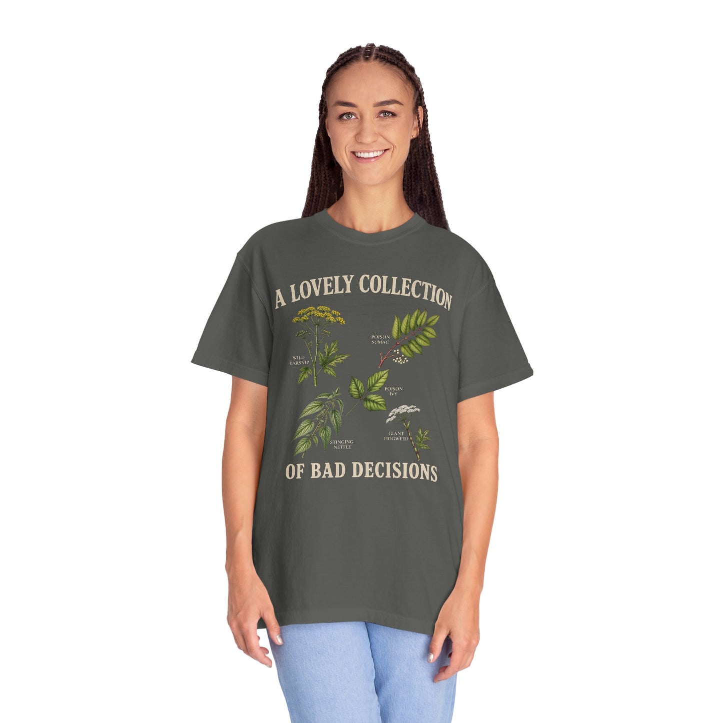 "A Lovely Collection of Bad Decisions" Hiking Camping Poisonous Plant Botanical T-Shirt