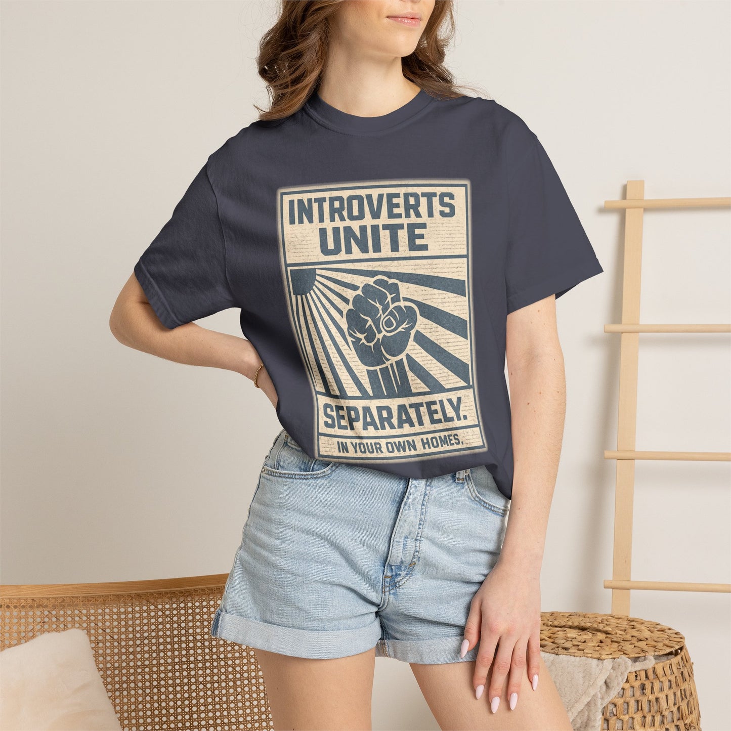 Introverts Unite Separately T-Shirt, Funny Introvert Tee